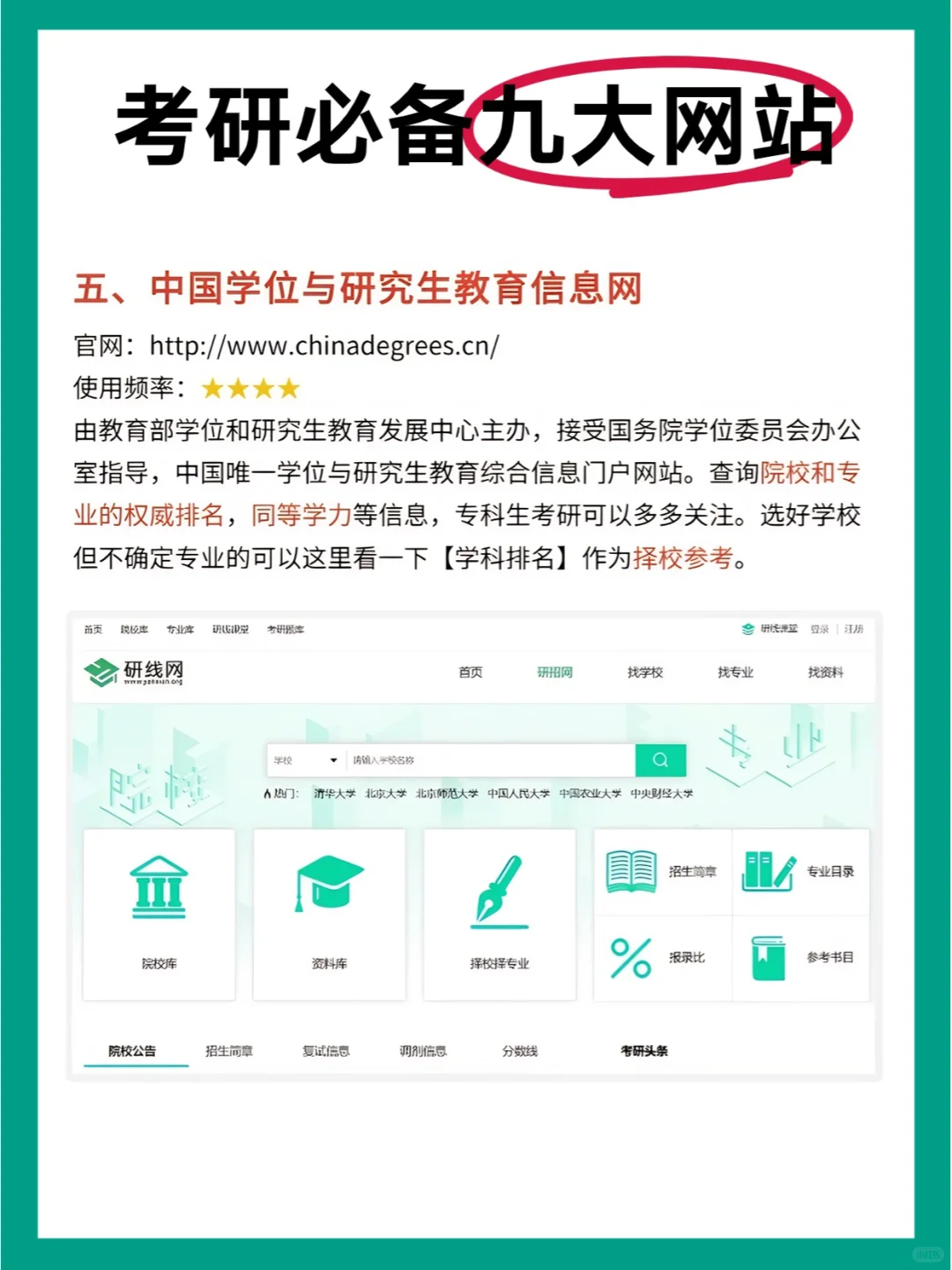 考研人离不开的9大网站！