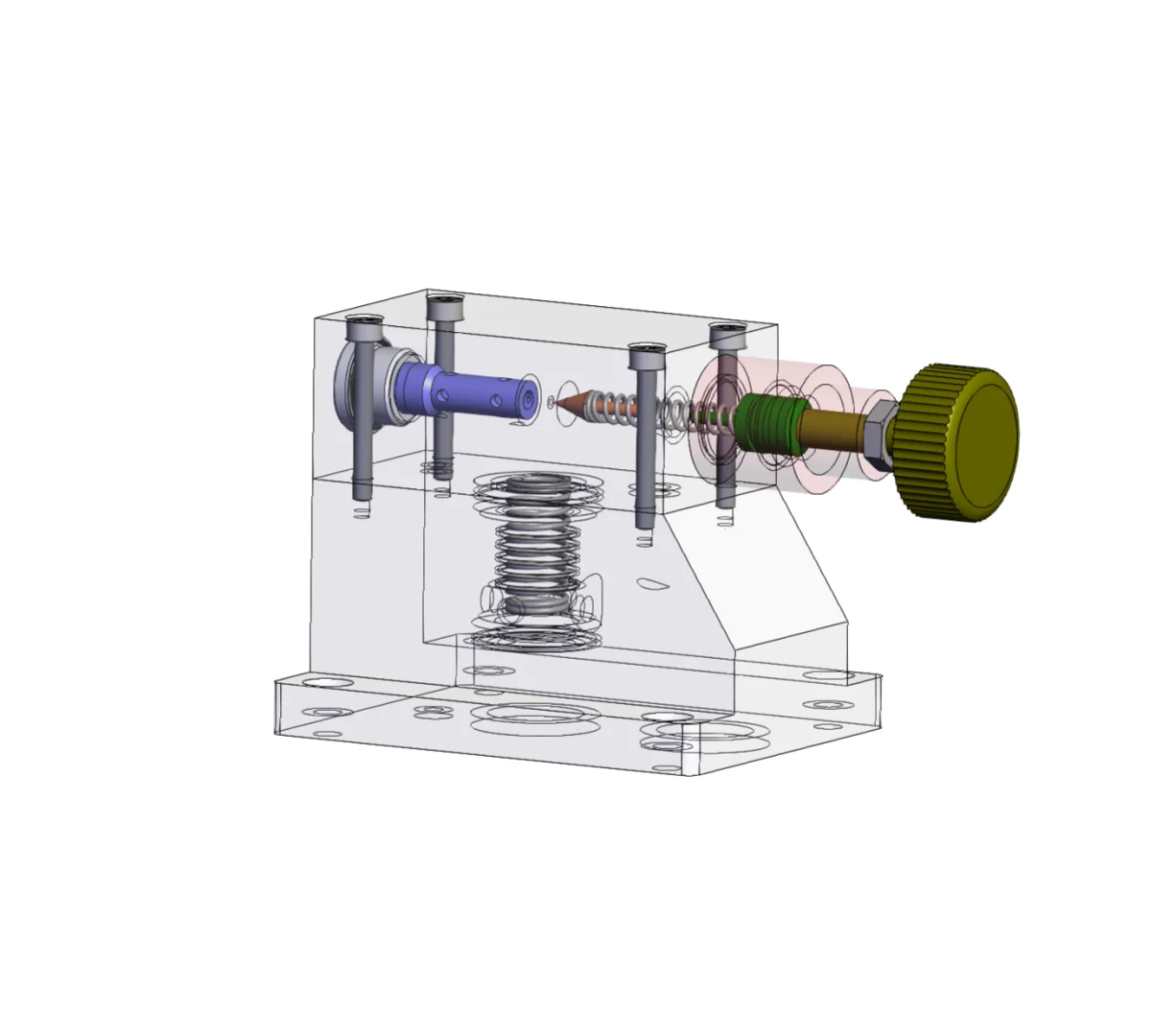 先导式溢流阀-说明书、建模