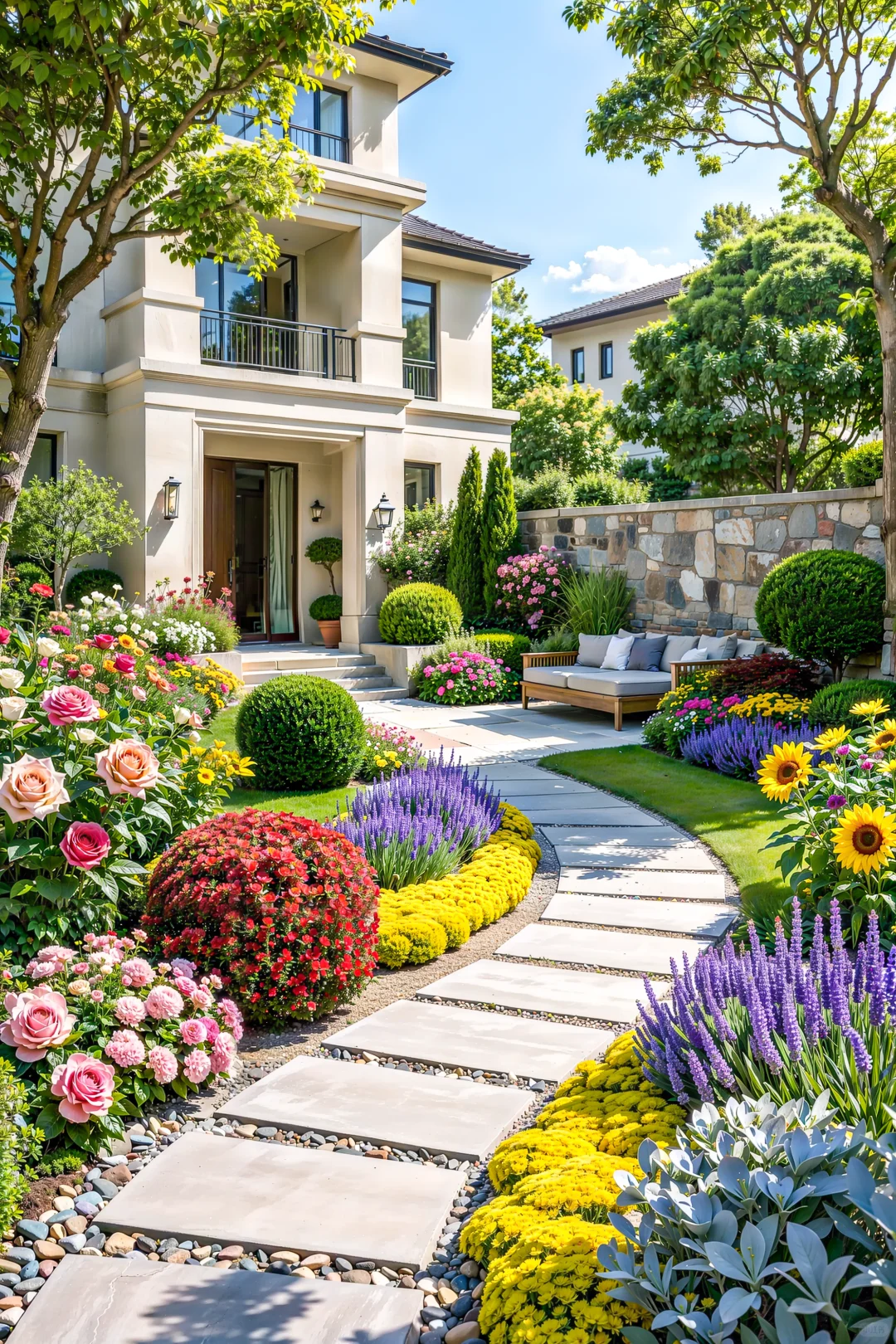 被邻居追着问的花境搭配公式花开四季的秘密