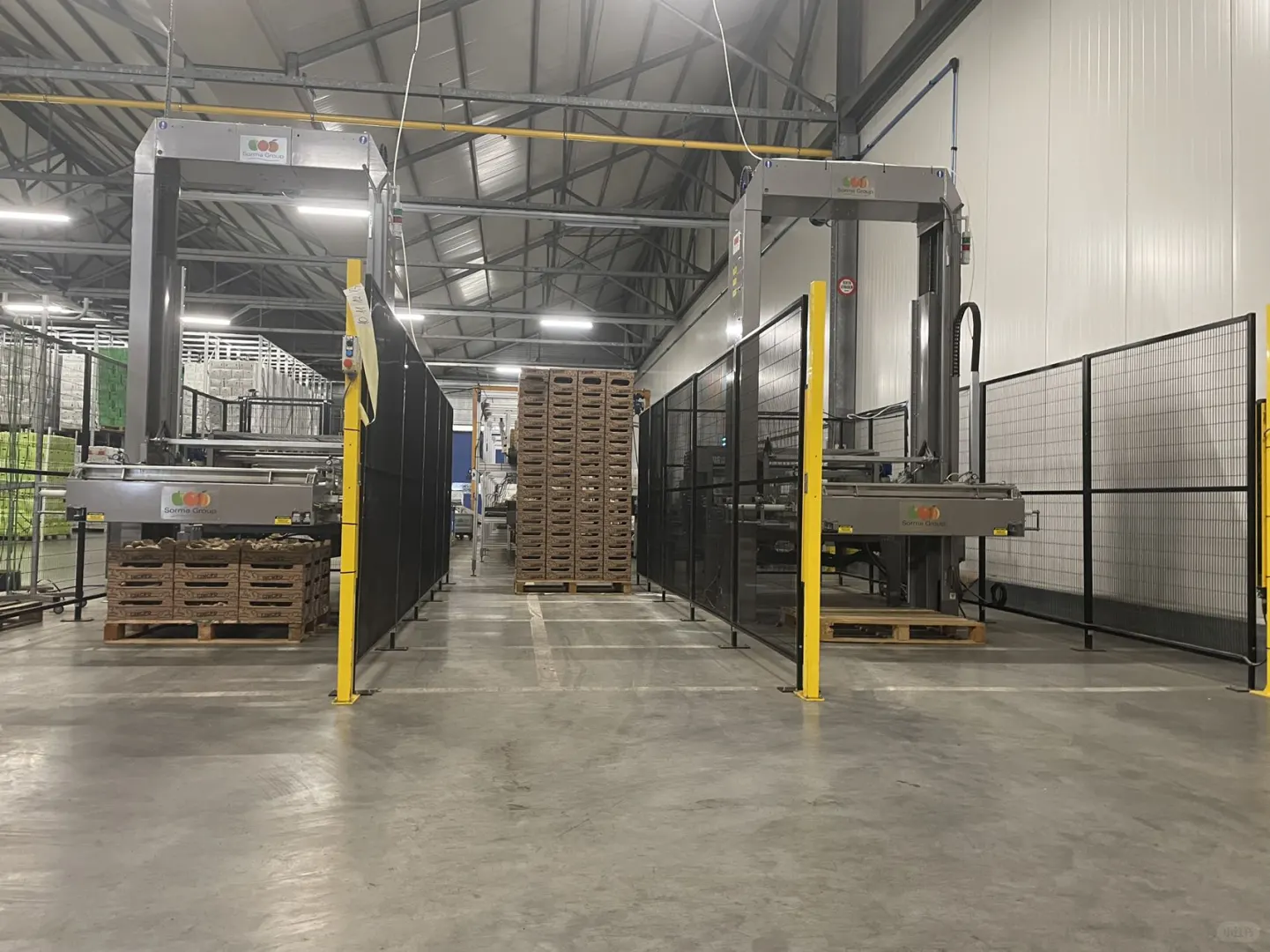 很高兴欧洲加工厂实现了自动化智能化