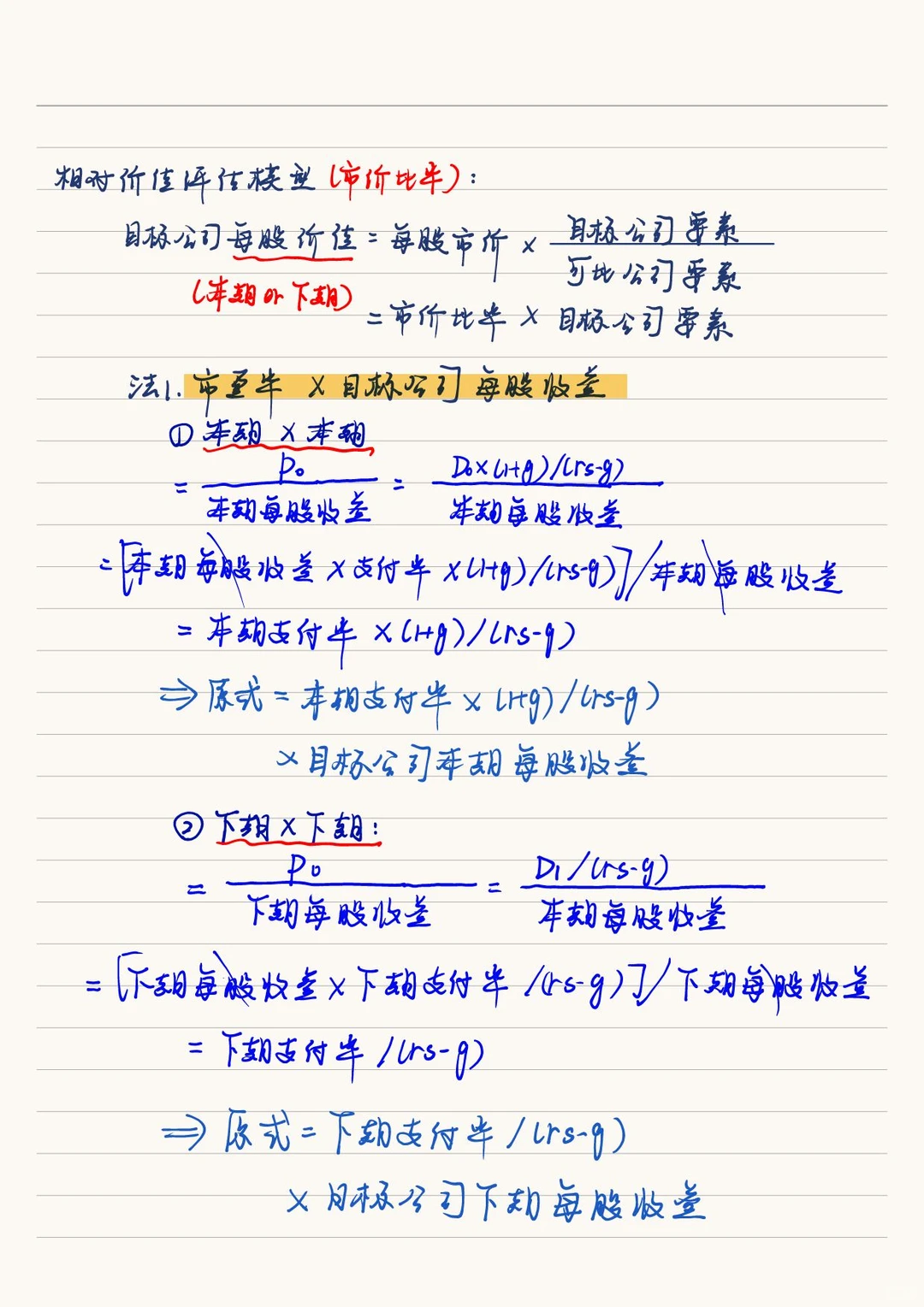 财务管理：企业价值评估