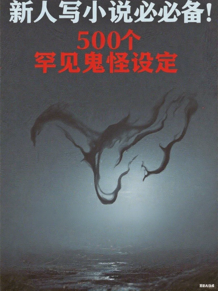 新人写小说必备！500个罕见鬼怪设定