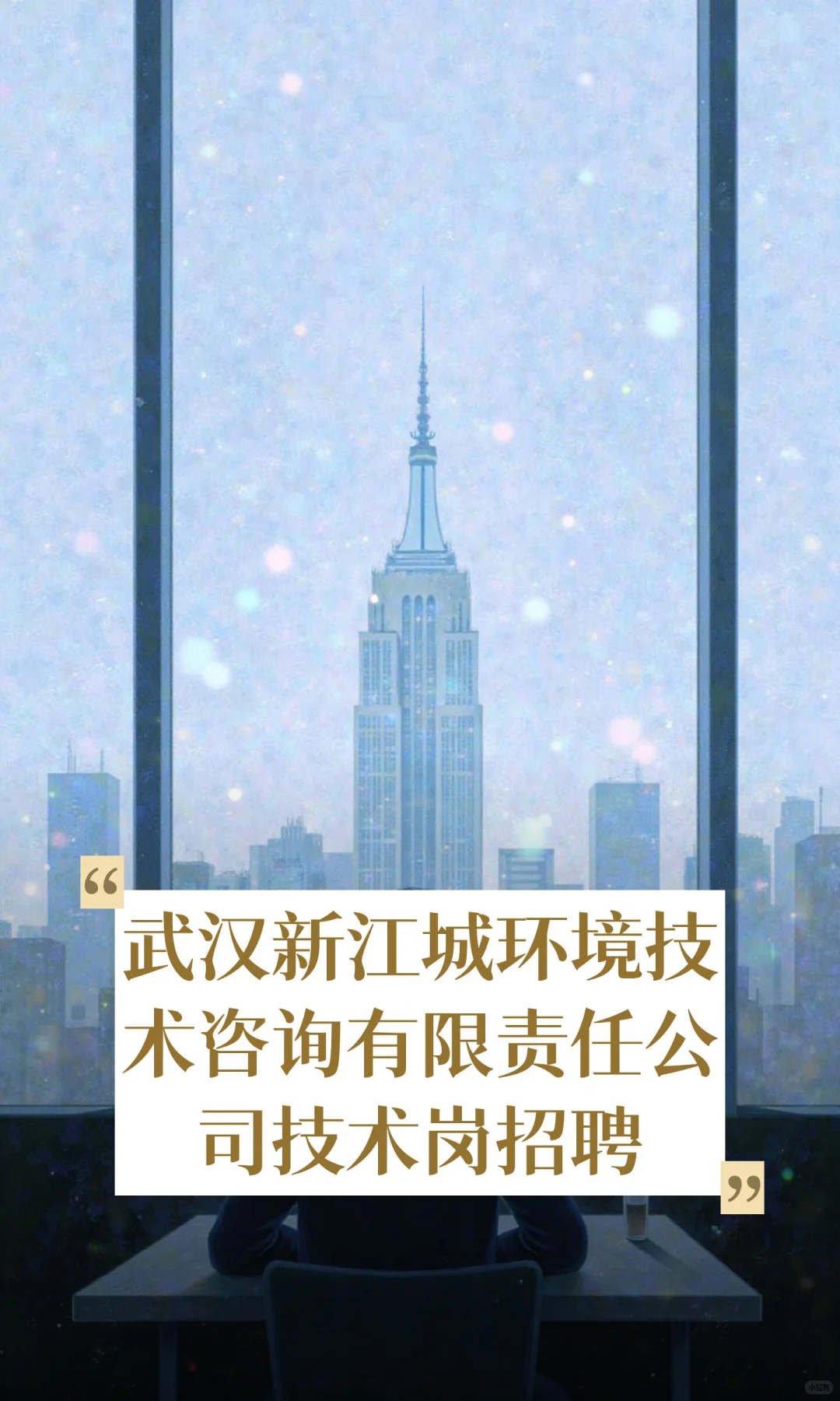 武汉新江城环境技术咨询有限责任公司技术岗
