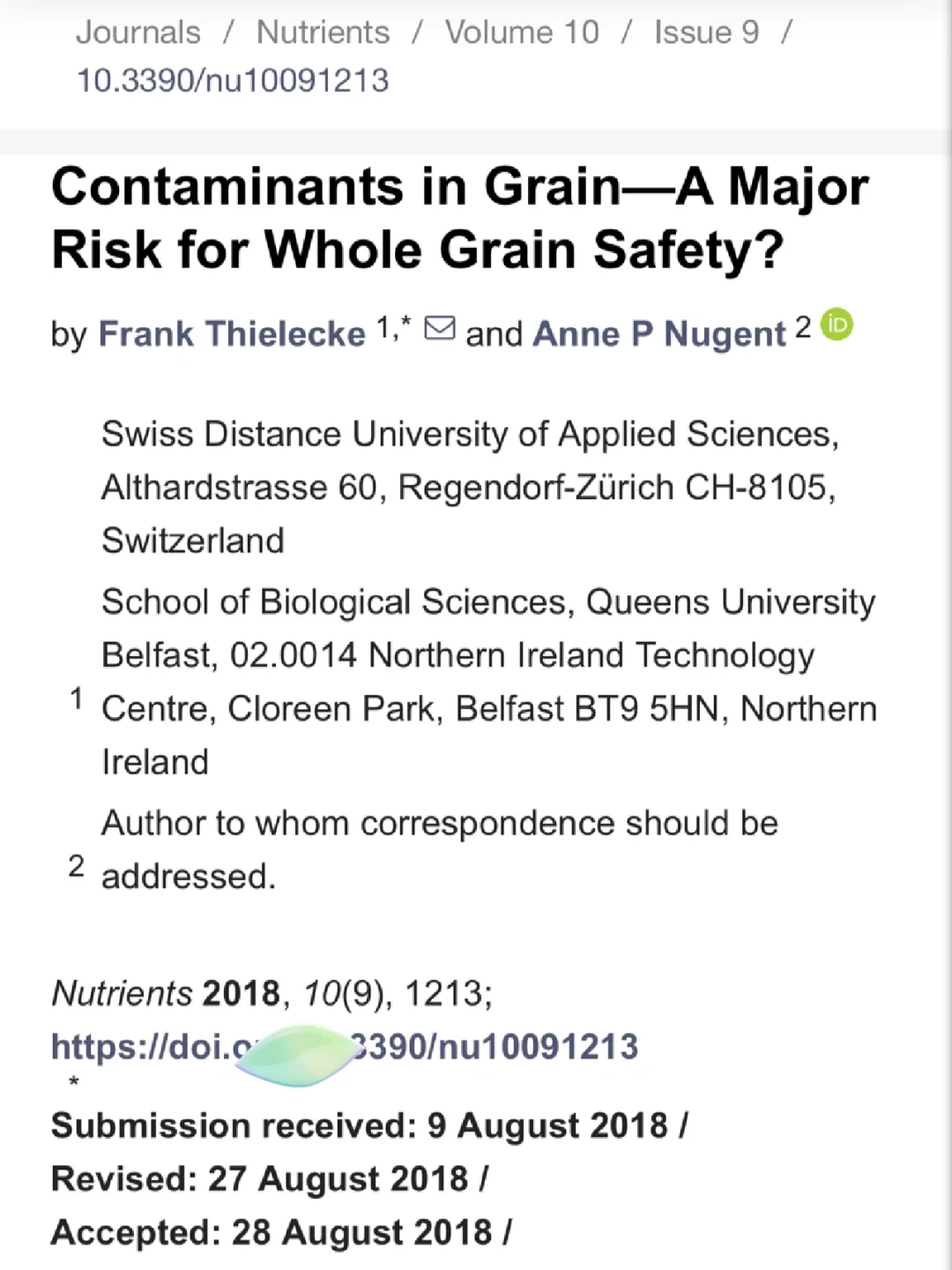 全谷物污染更严重，怎样选主食风险低？