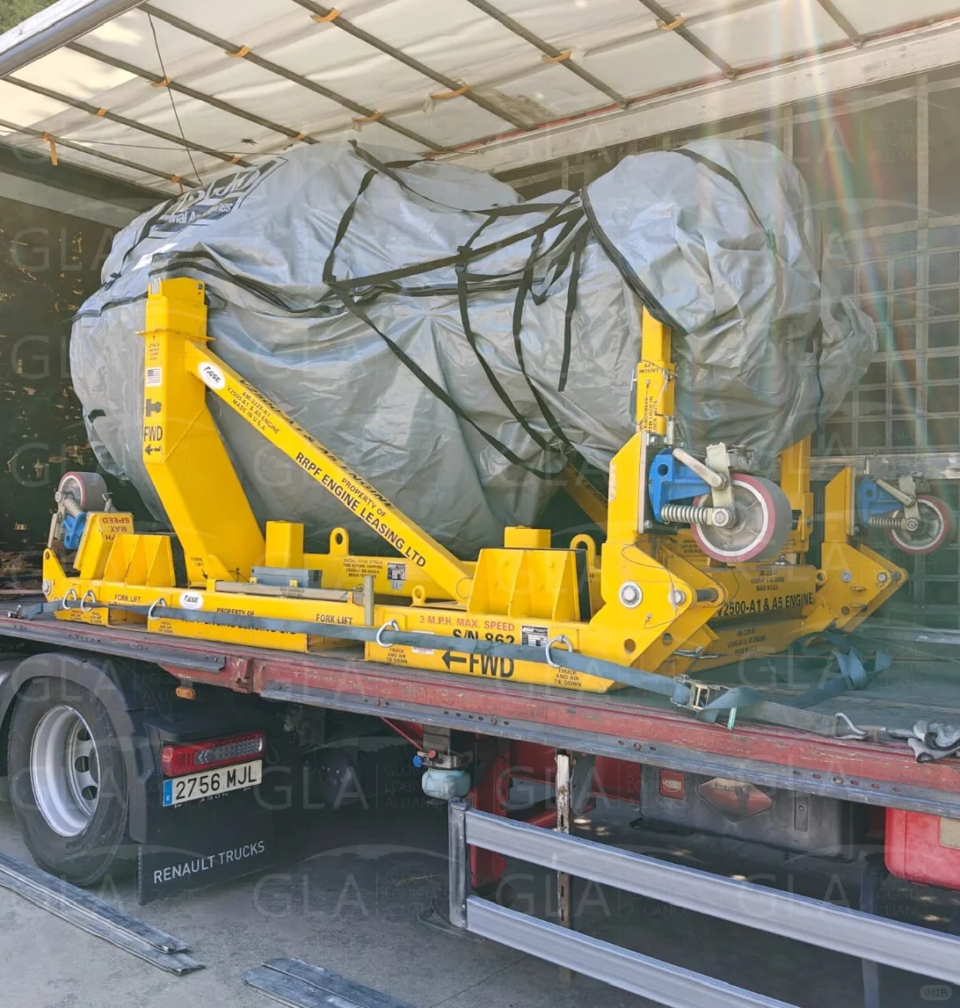 成功完成紧急AOG飞机发动机运输任务!