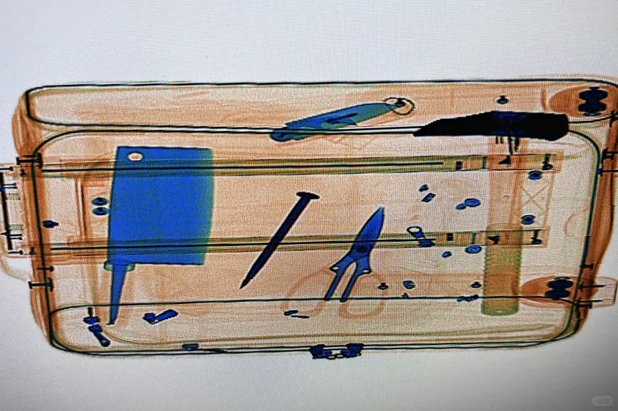 安检仪视角！行李箱里带了啥