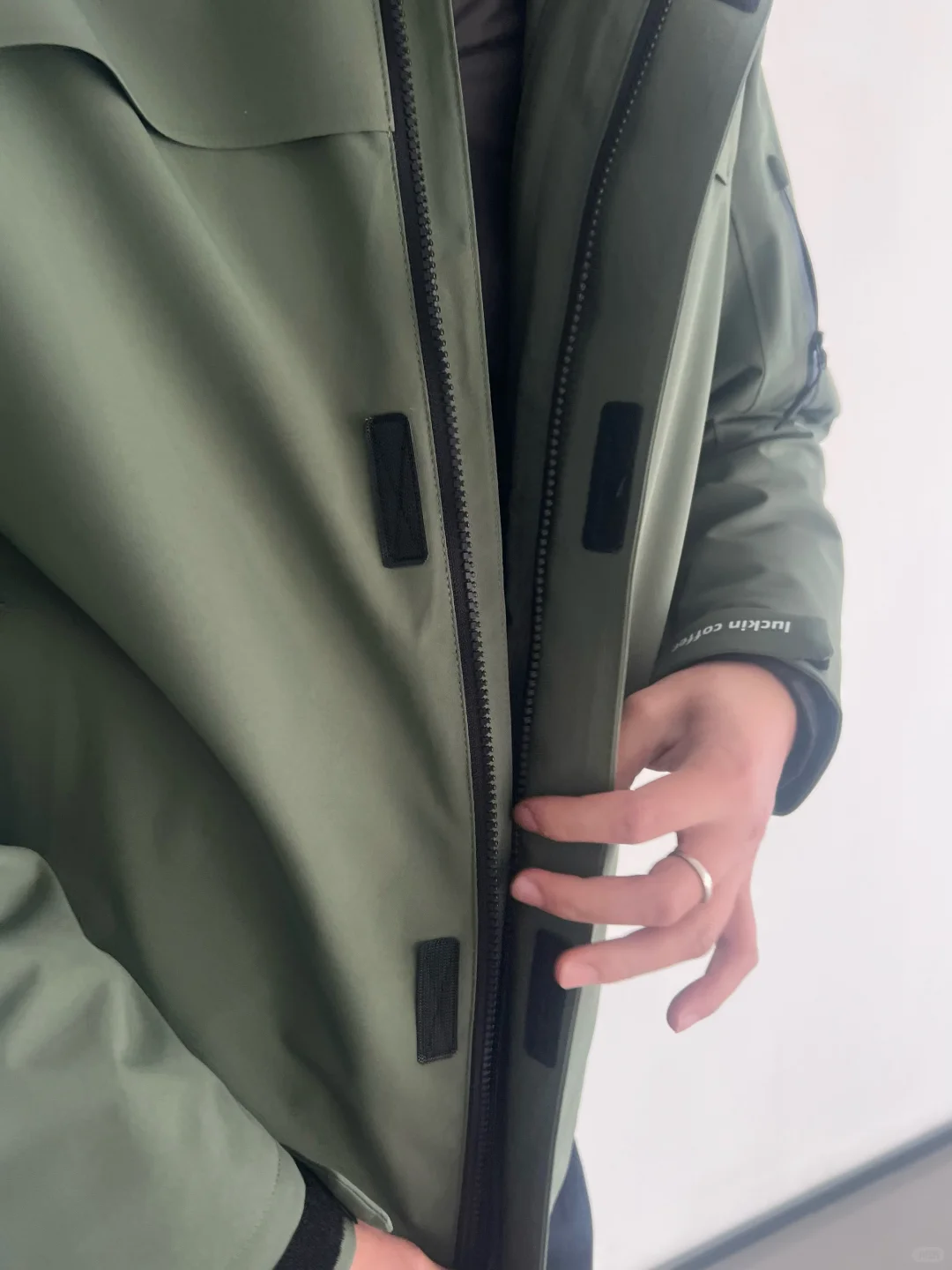 瑞幸冲锋衣工作服❤️温暖一整个冬天