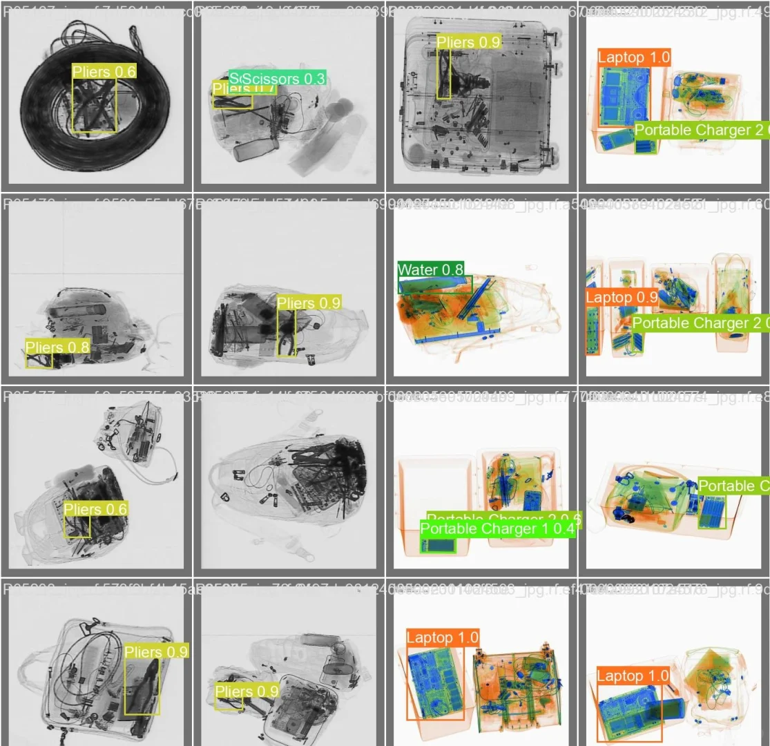 基于YOLOv12的机场安检X光图像检测系统