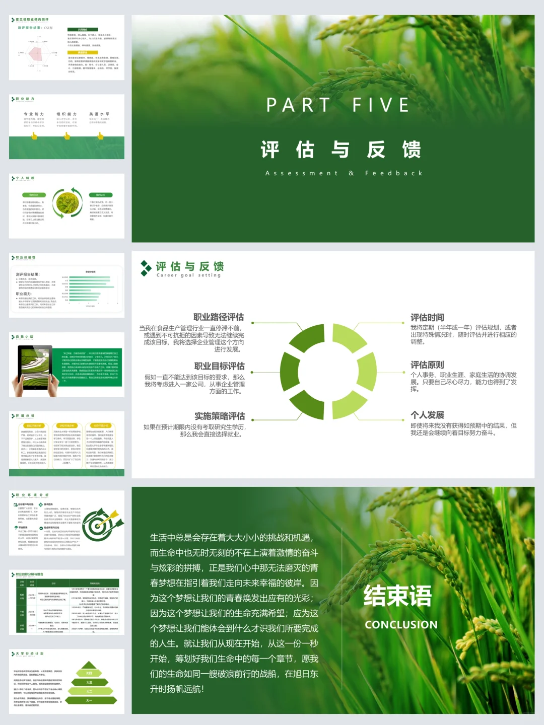 农业工程专业～职业生涯规划