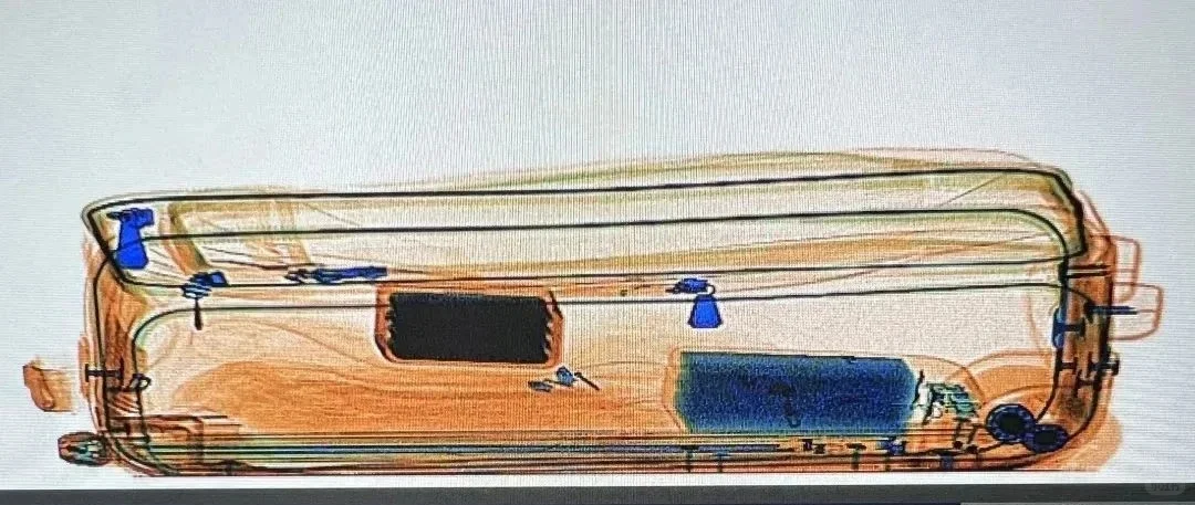 安检仪视角！行李箱里带了啥