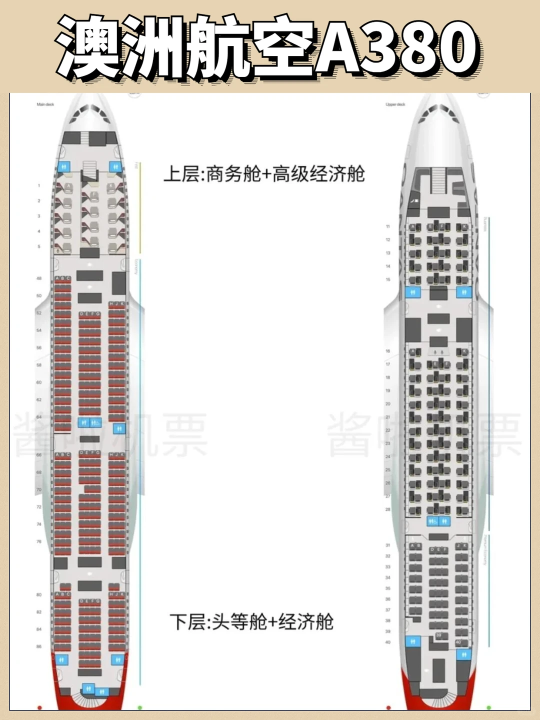 五大航司A380布局！?真不愧是最大双层客机！
