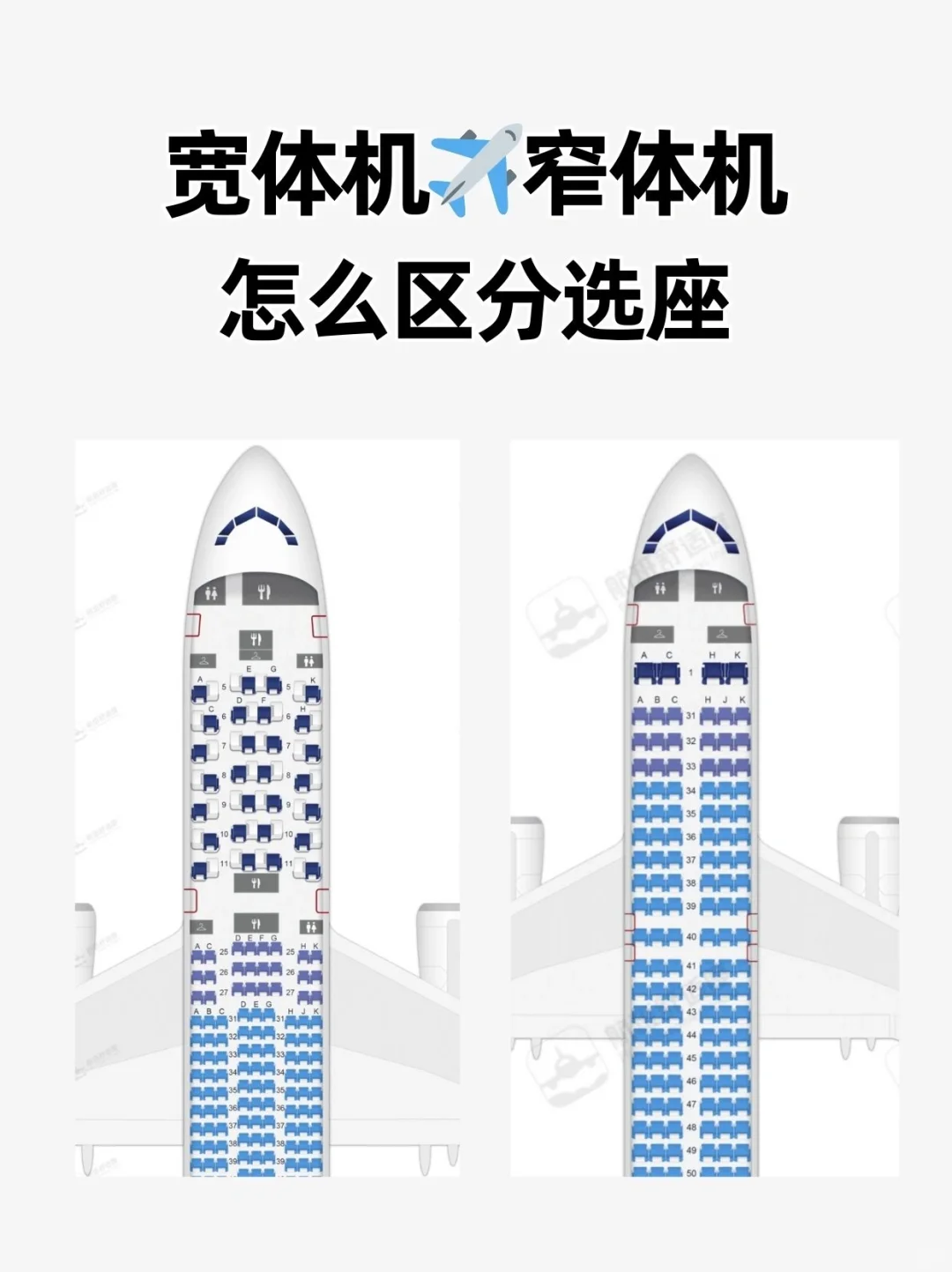 区分不同机型✈️选座万能公式
