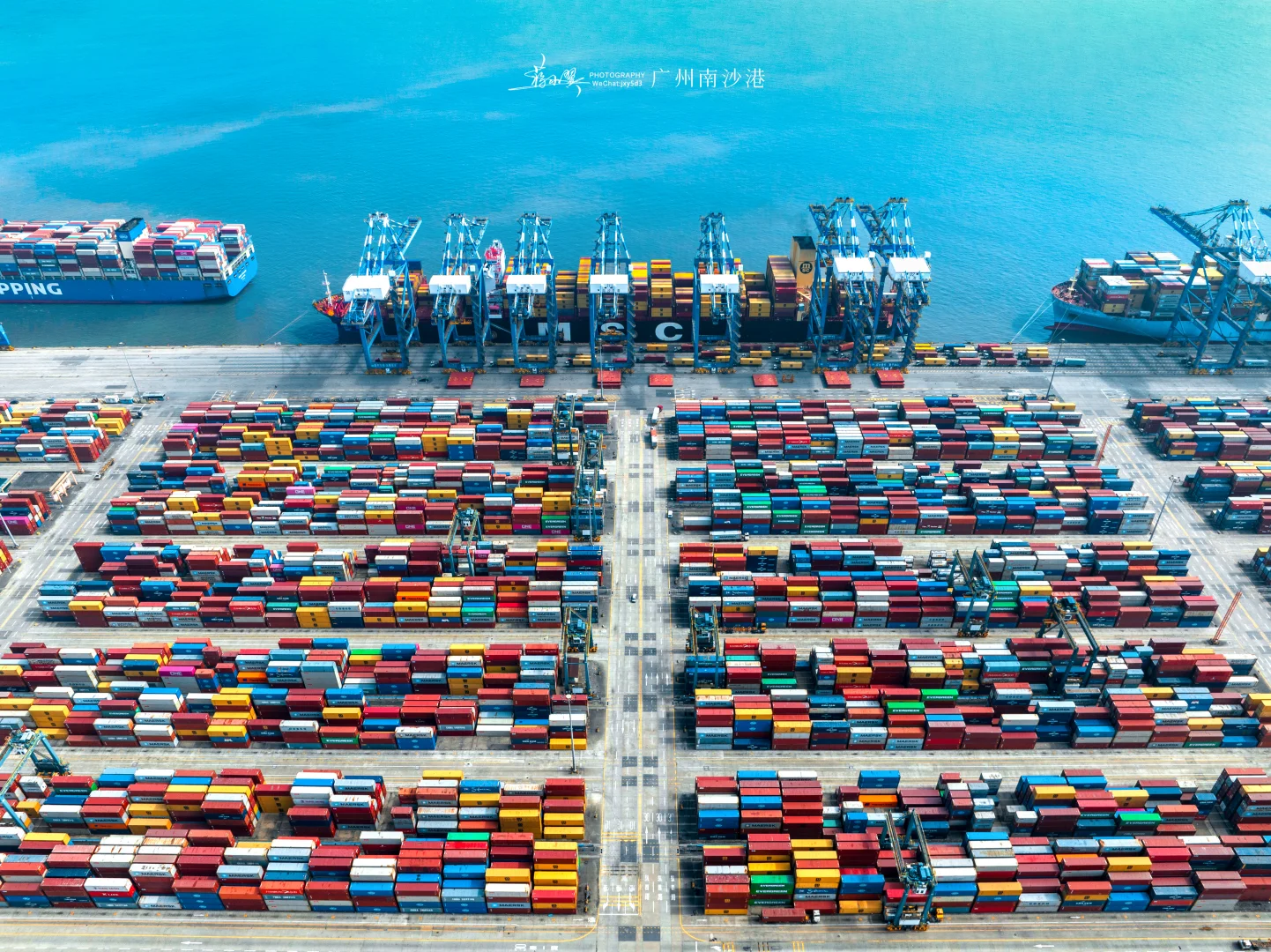 ?被上帝视角下的大湾区超级大港震撼了