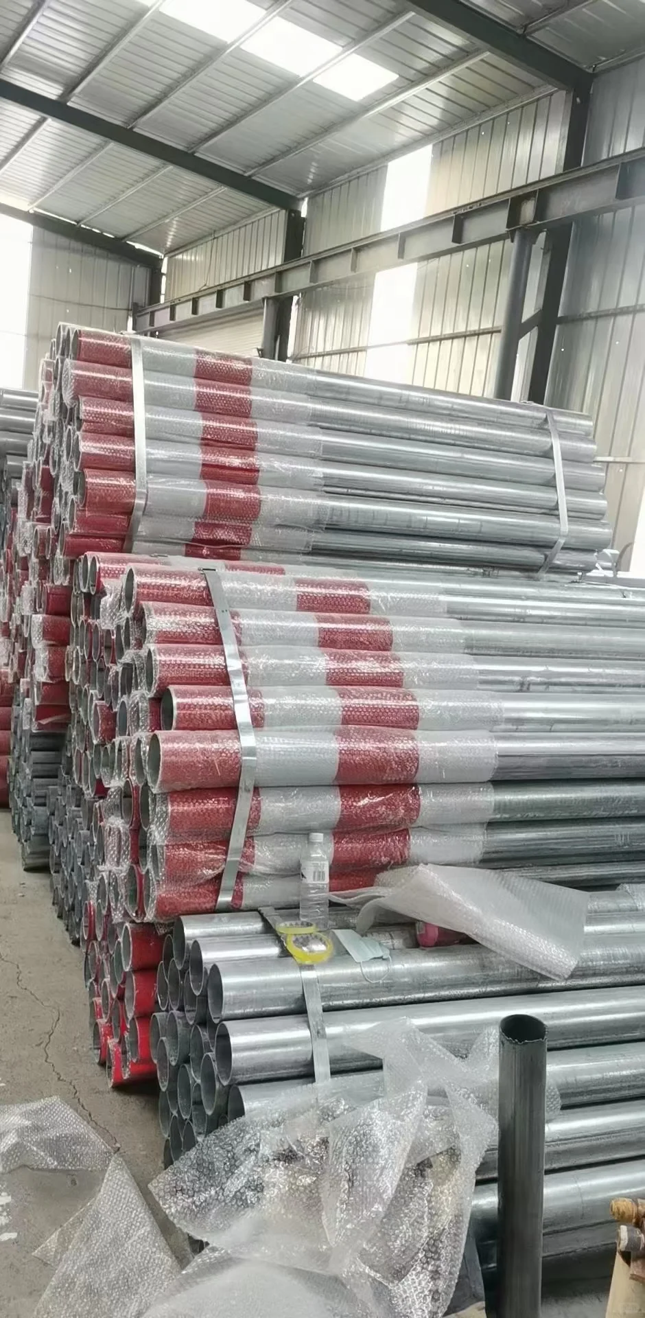 镀锌圆管警示柱 反光防撞柱