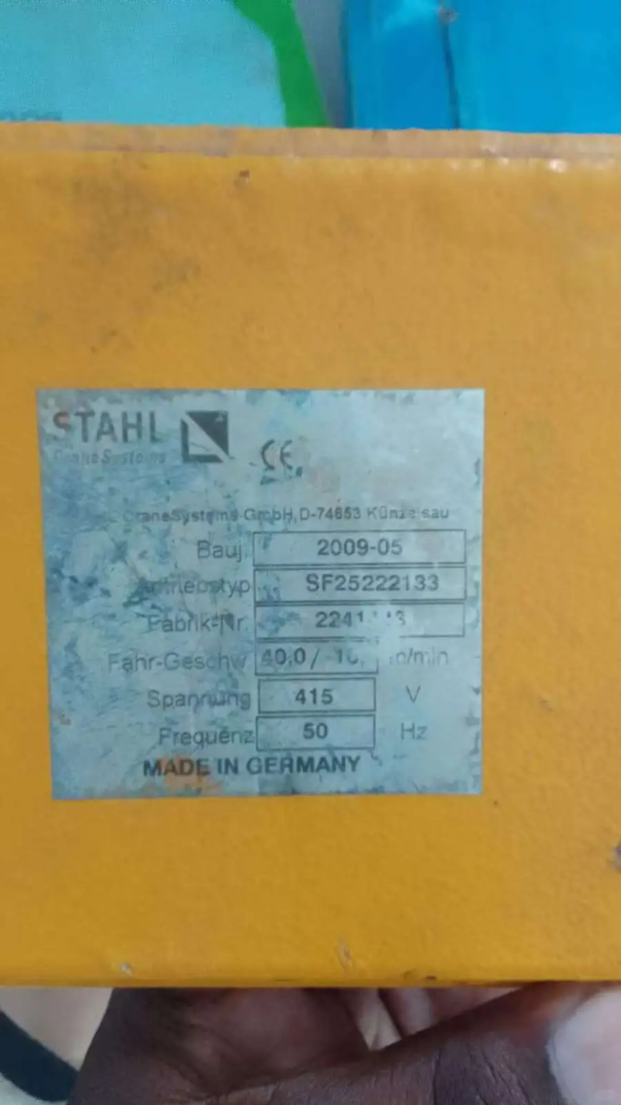 STAHL斯泰尔起重设备斯泰尔起重设备斯泰尔起