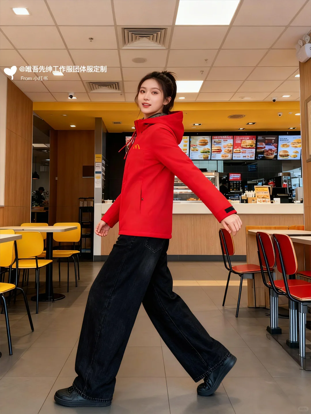 麦当劳秋冬餐饮工作服：温暖与格调双重奔赴