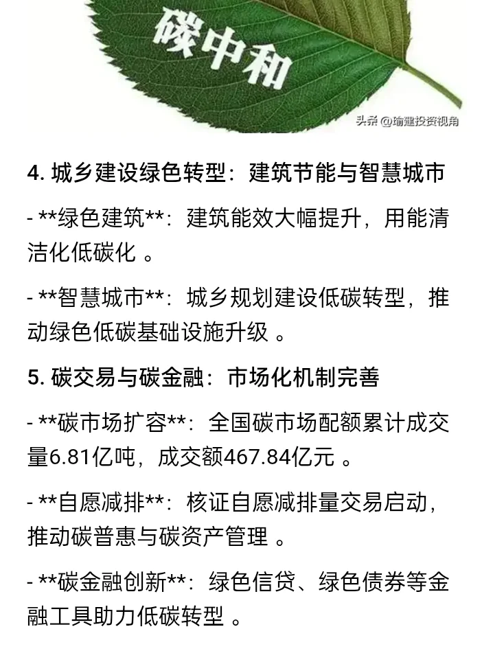 碳中和，新能源，储能，循环经济