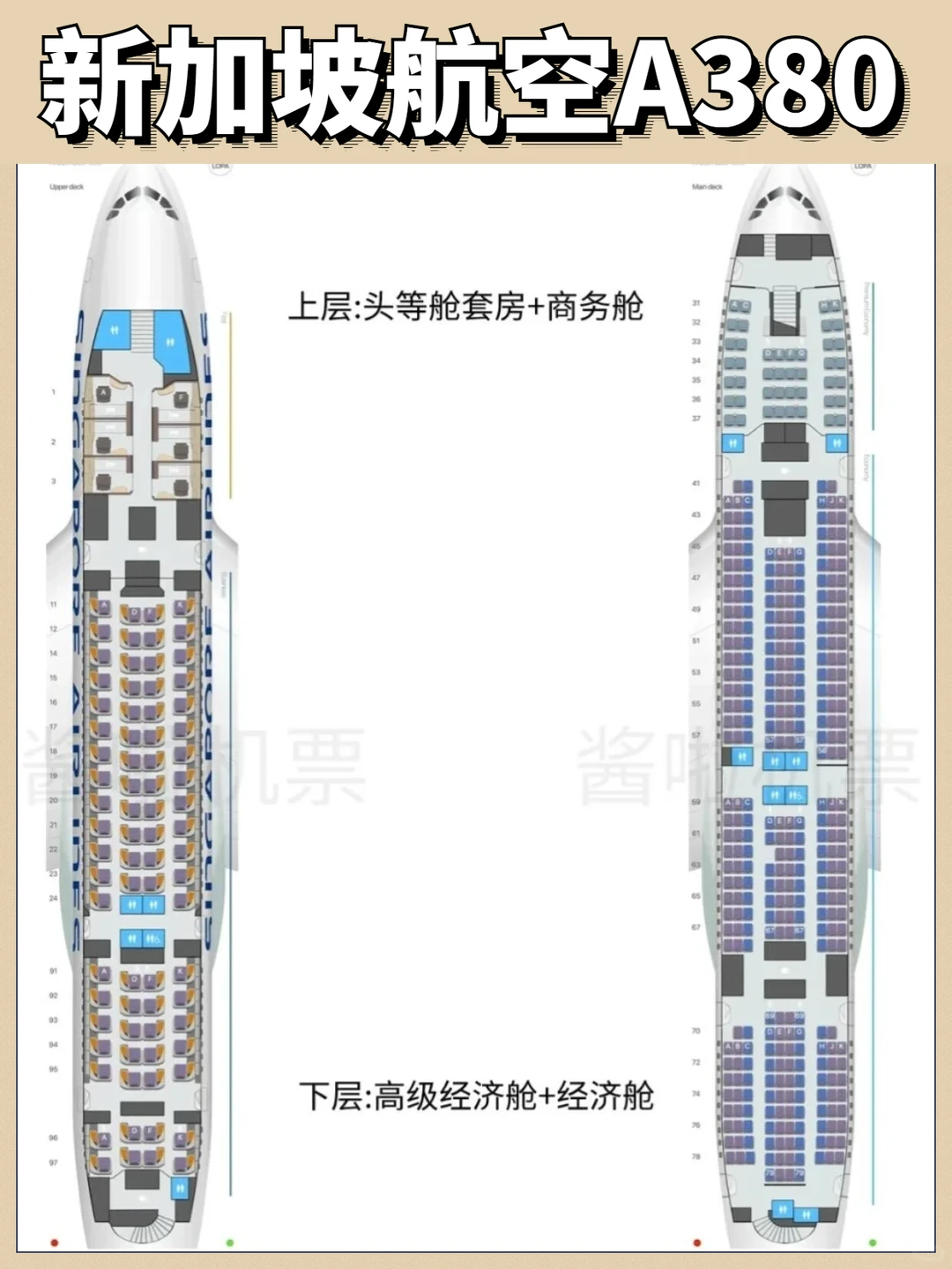 五大航司A380布局！?真不愧是最大双层客机！