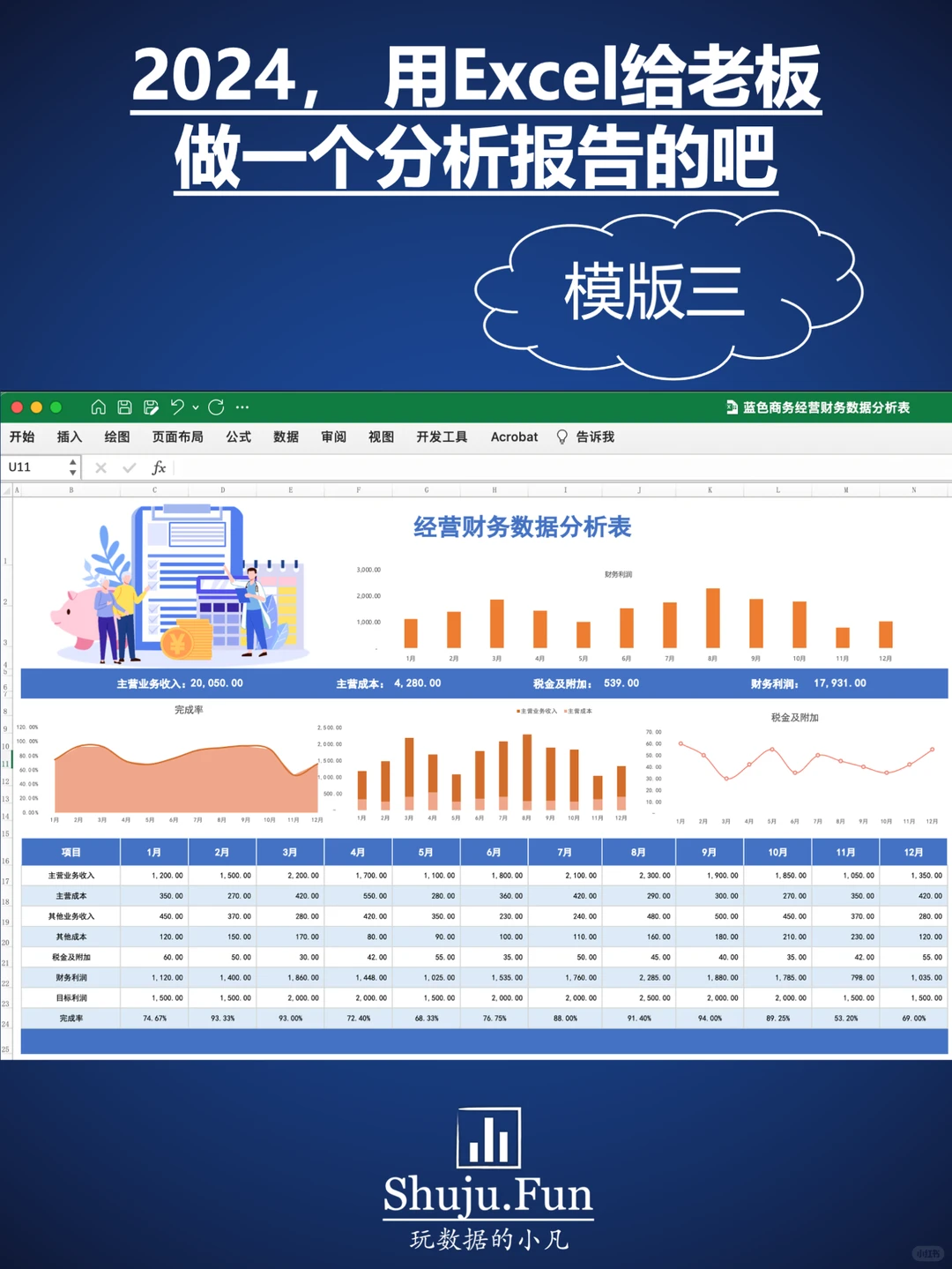 2024,用Excel给老板做一个数据分析仪表盘吧