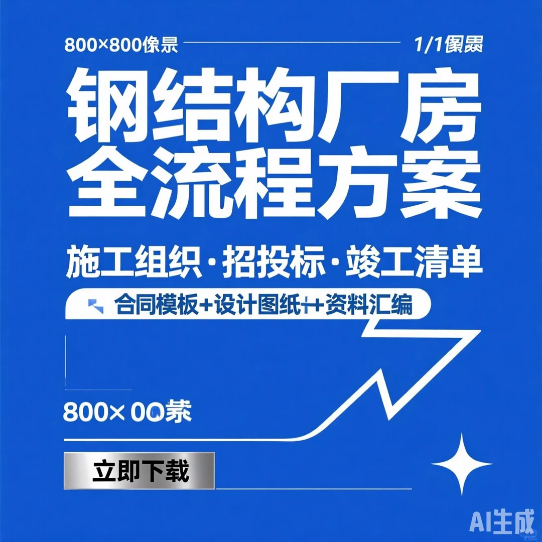 钢结构厂房全流程｜招投标到竣工清单