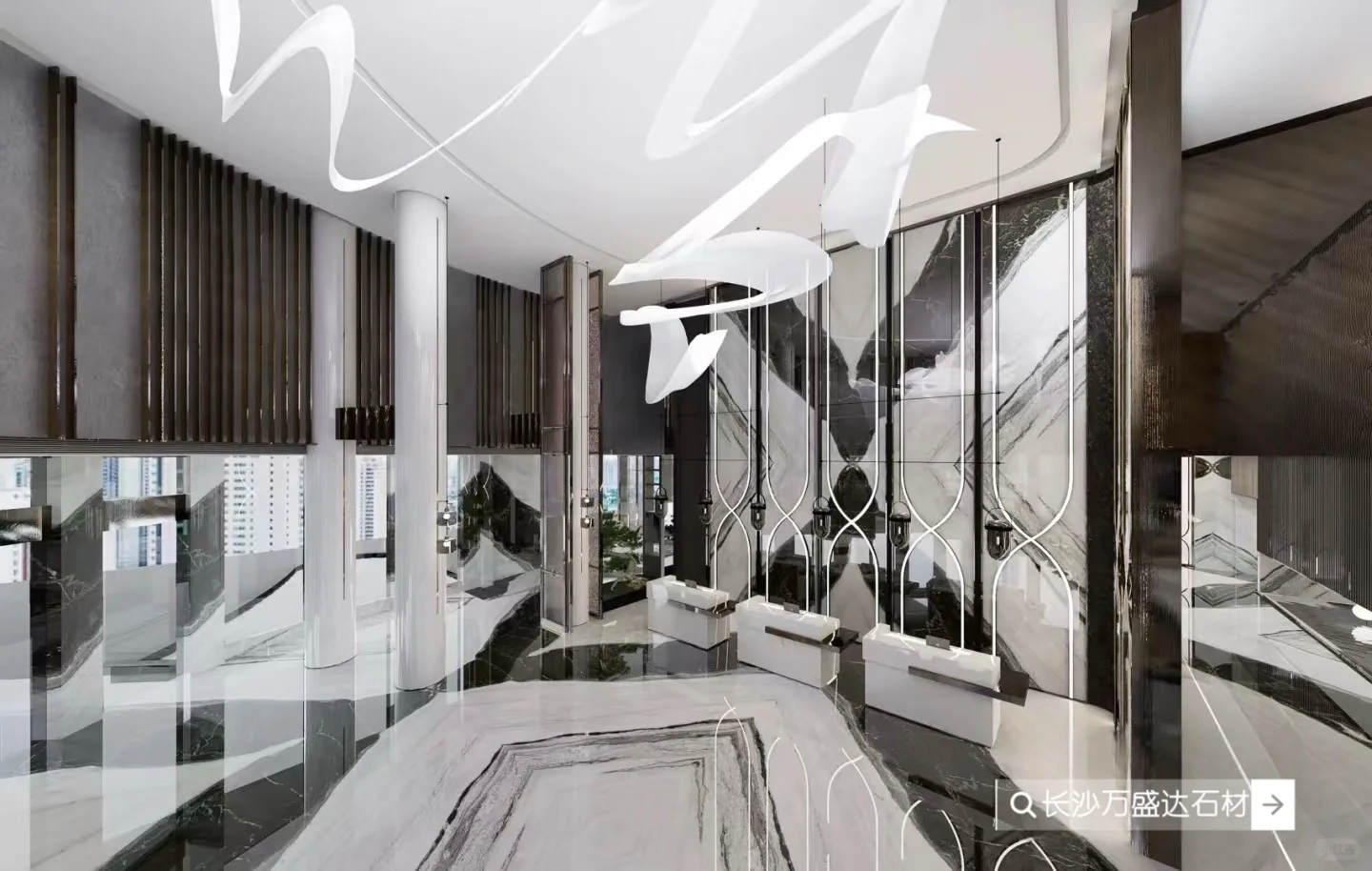 长沙大理石岩板工厂直供，定制加工一条龙 ?