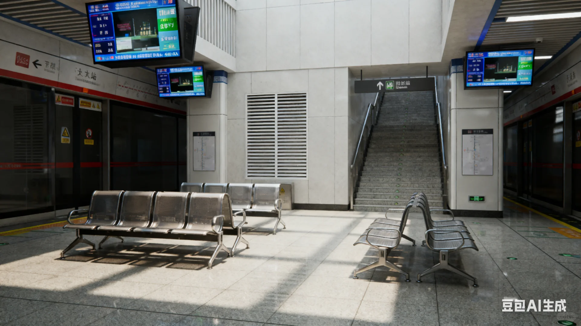 第一次知道，地铁内原来长这样。