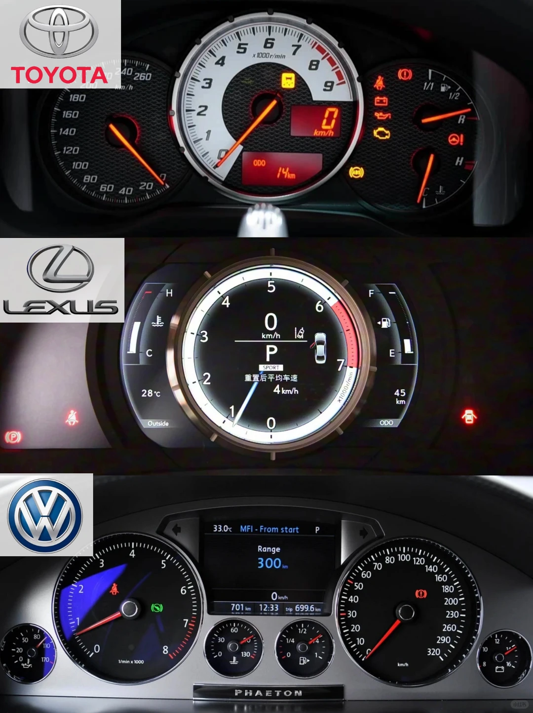 这玩意才叫汽车仪表你那顶多算个屏幕