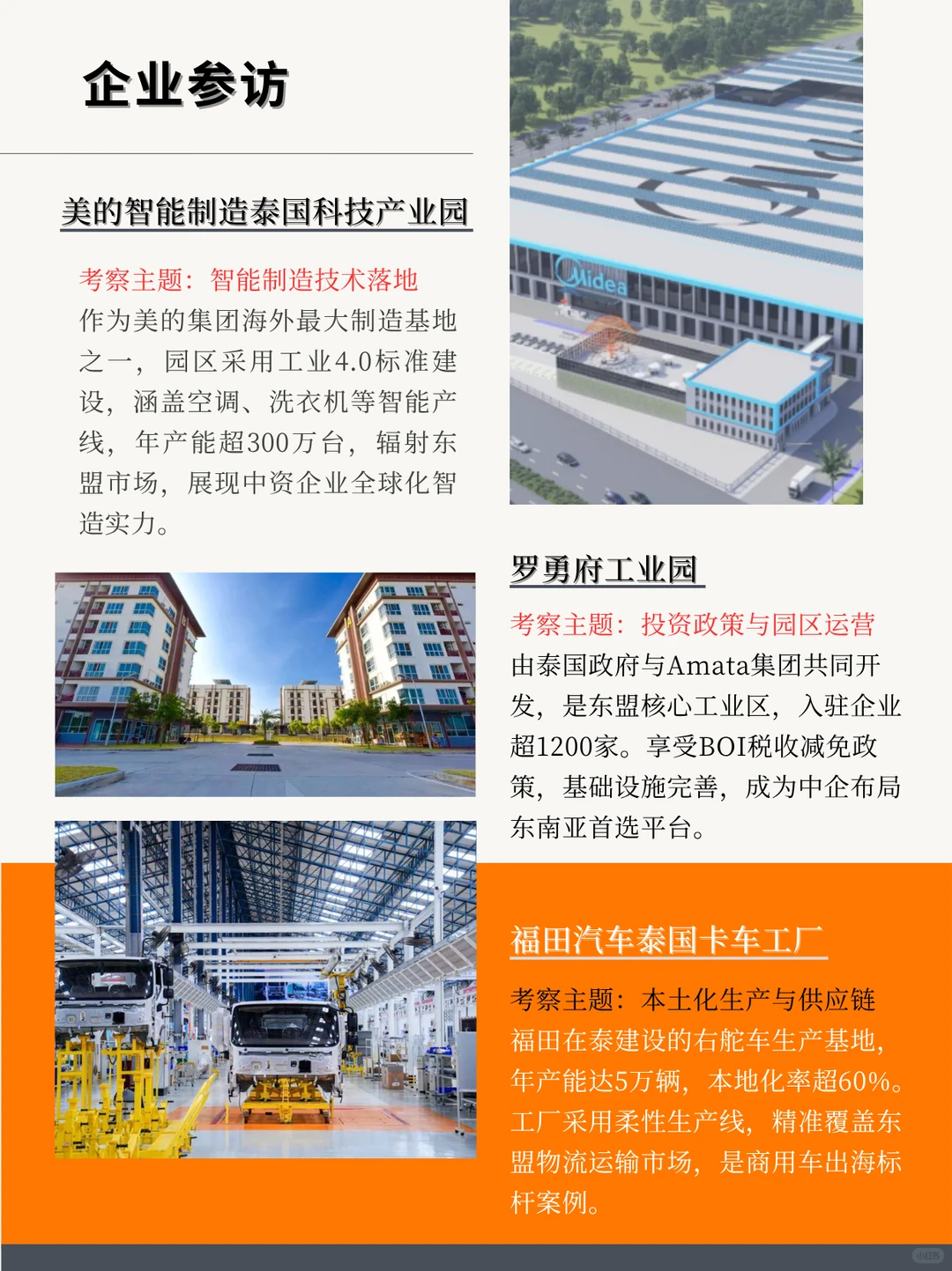 泰国制造业考察 | 企业跨境发展实战