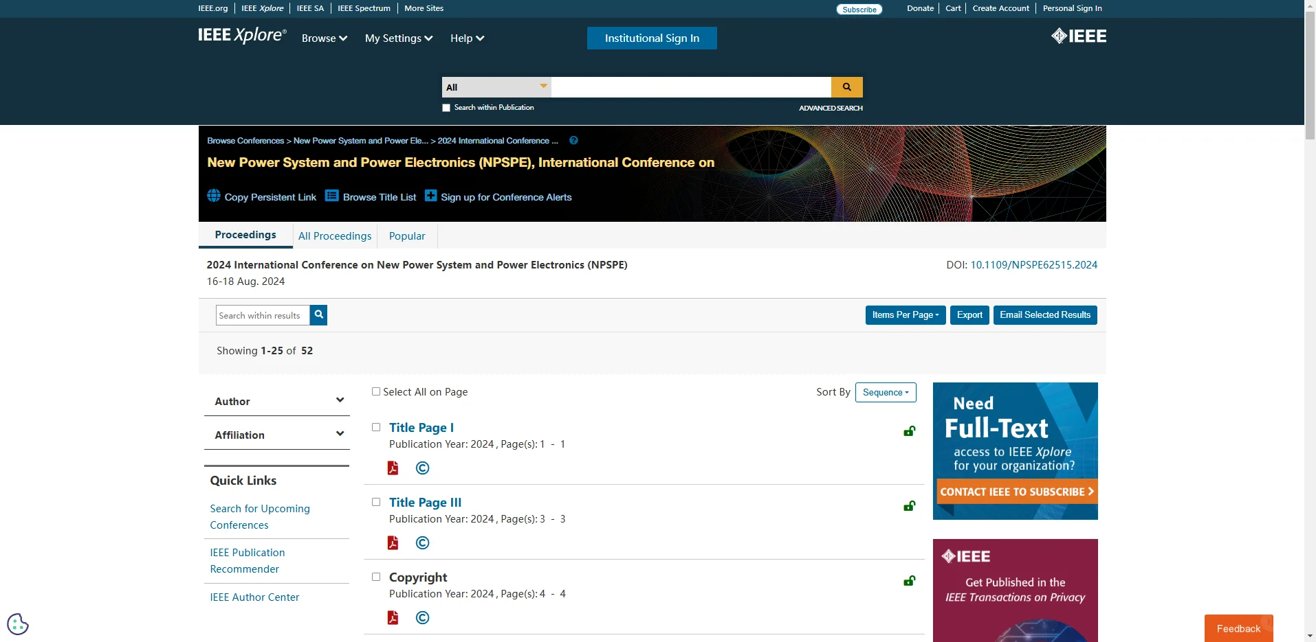 ⚠️电力、通信方向EI会议，好投录用快！