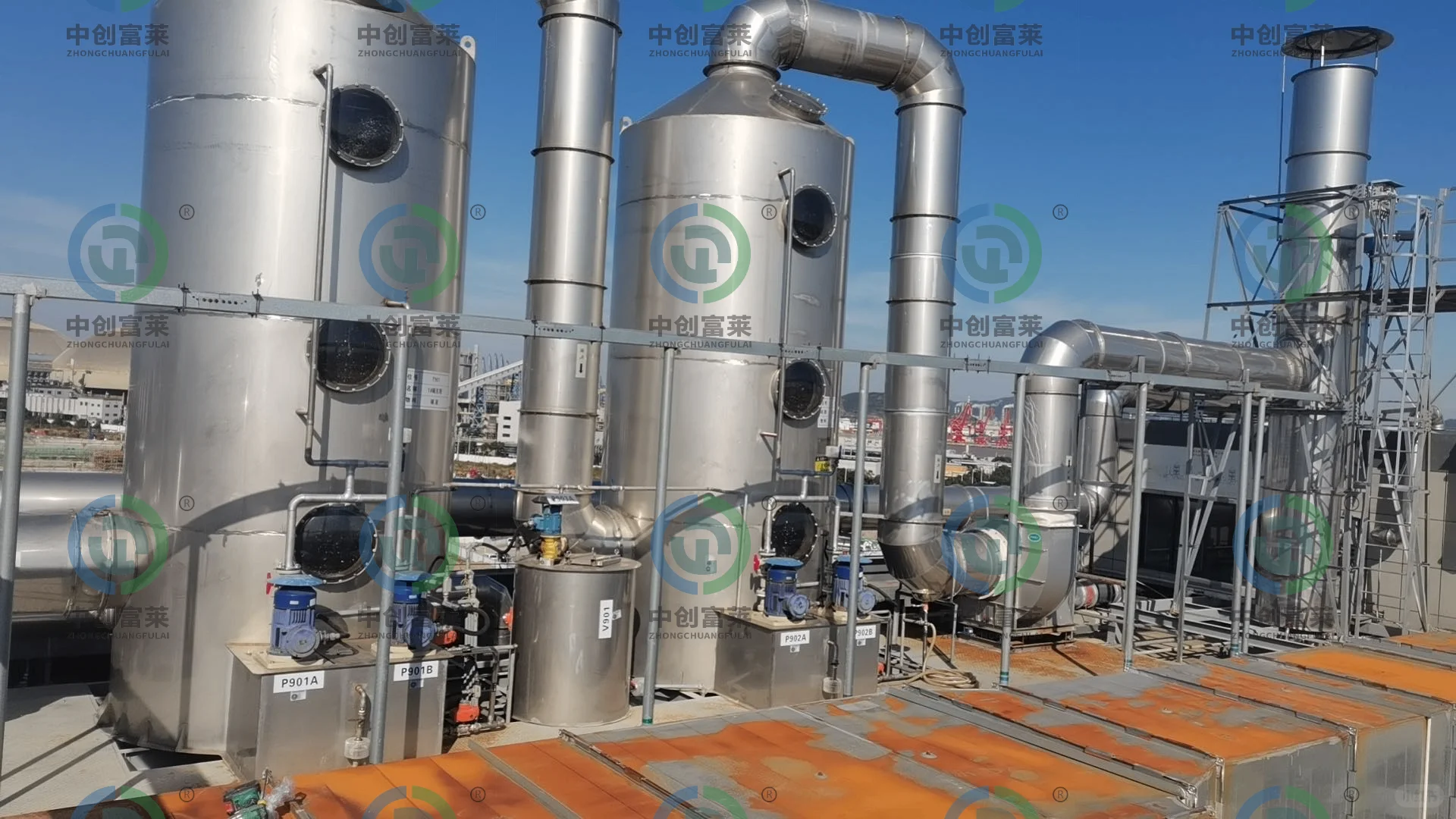 喷淋塔—中创富莱—环保设备厂家—净化设备