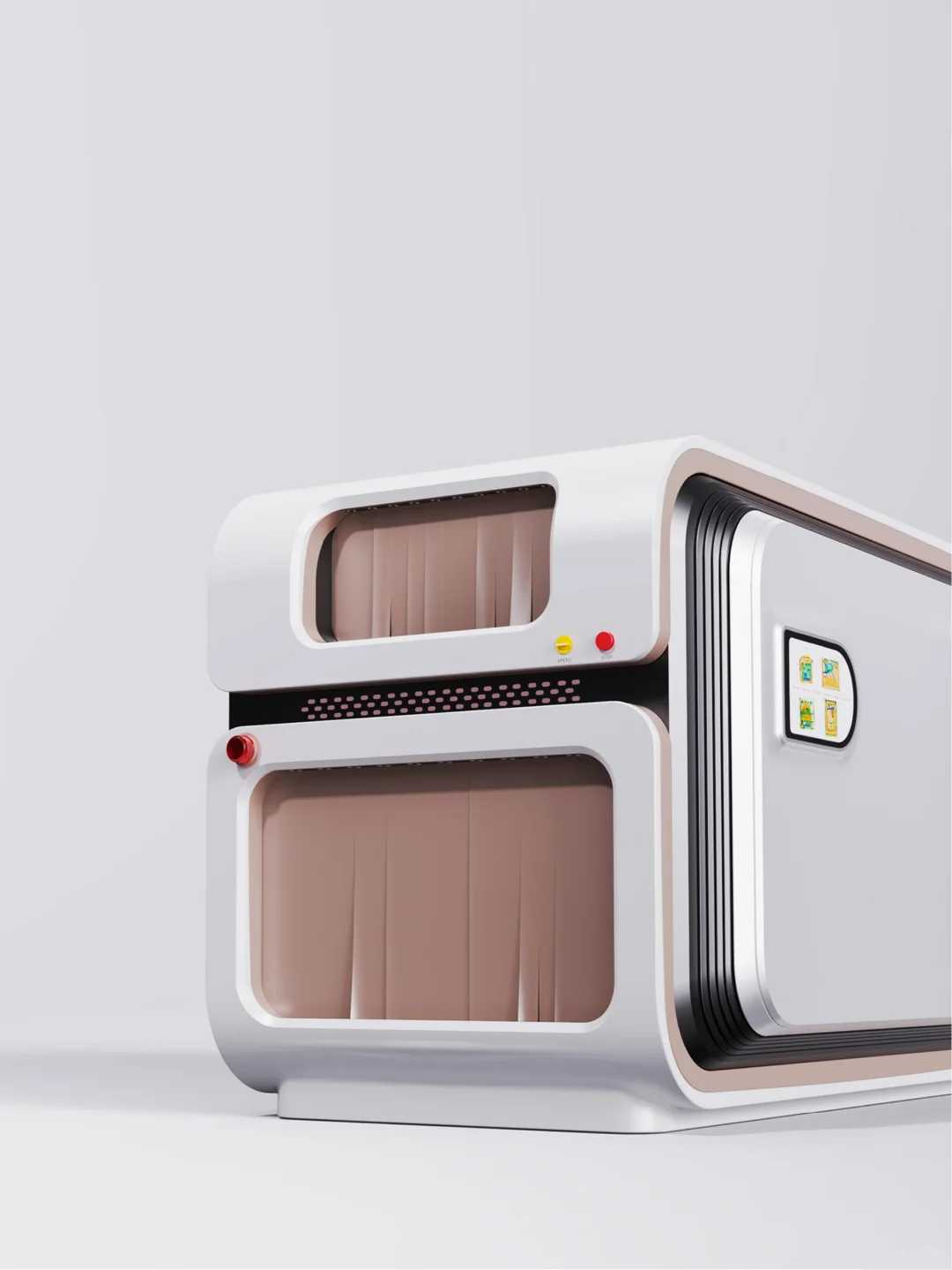 ??实战作品集赏析丨15安检仪设计