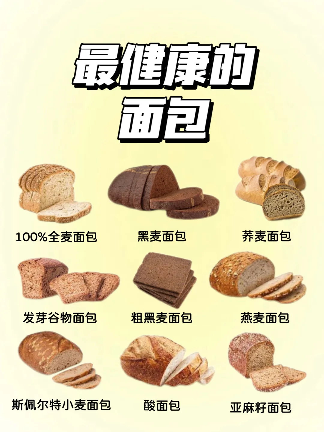 盘点最健康的面包