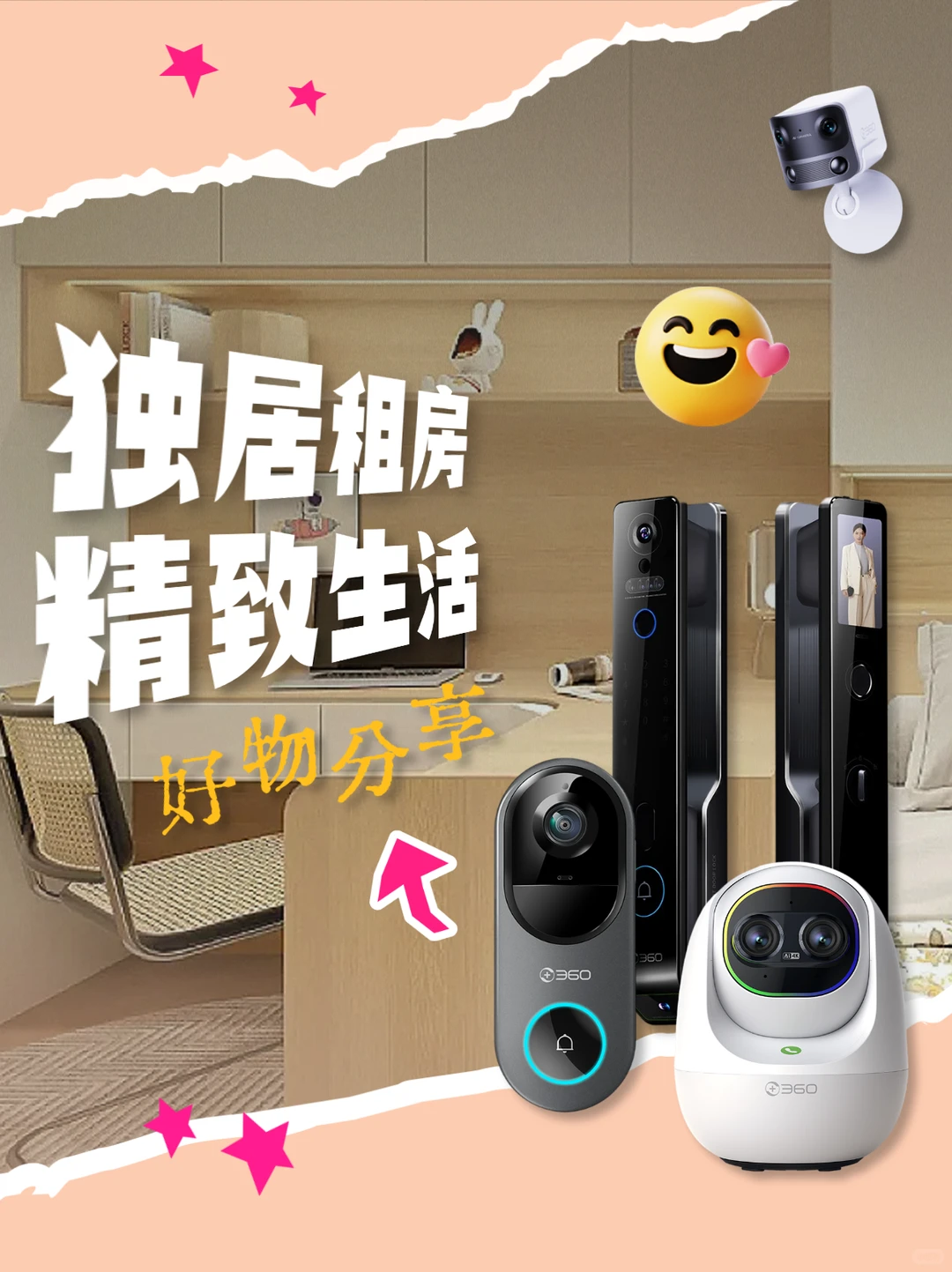 独居租房必看！智能安防神器 精致又安心✨