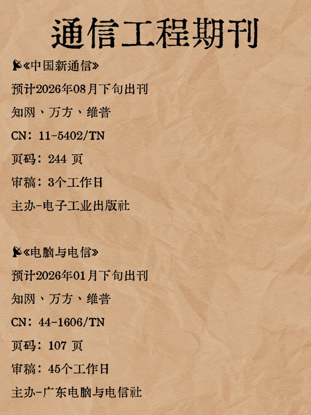 吐血整理，通信工程一定要刷到！！