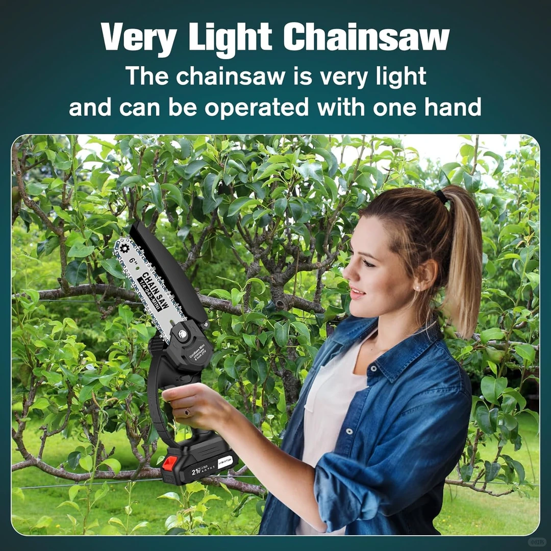 迷你无绳手持式电锯套装，美国FBA