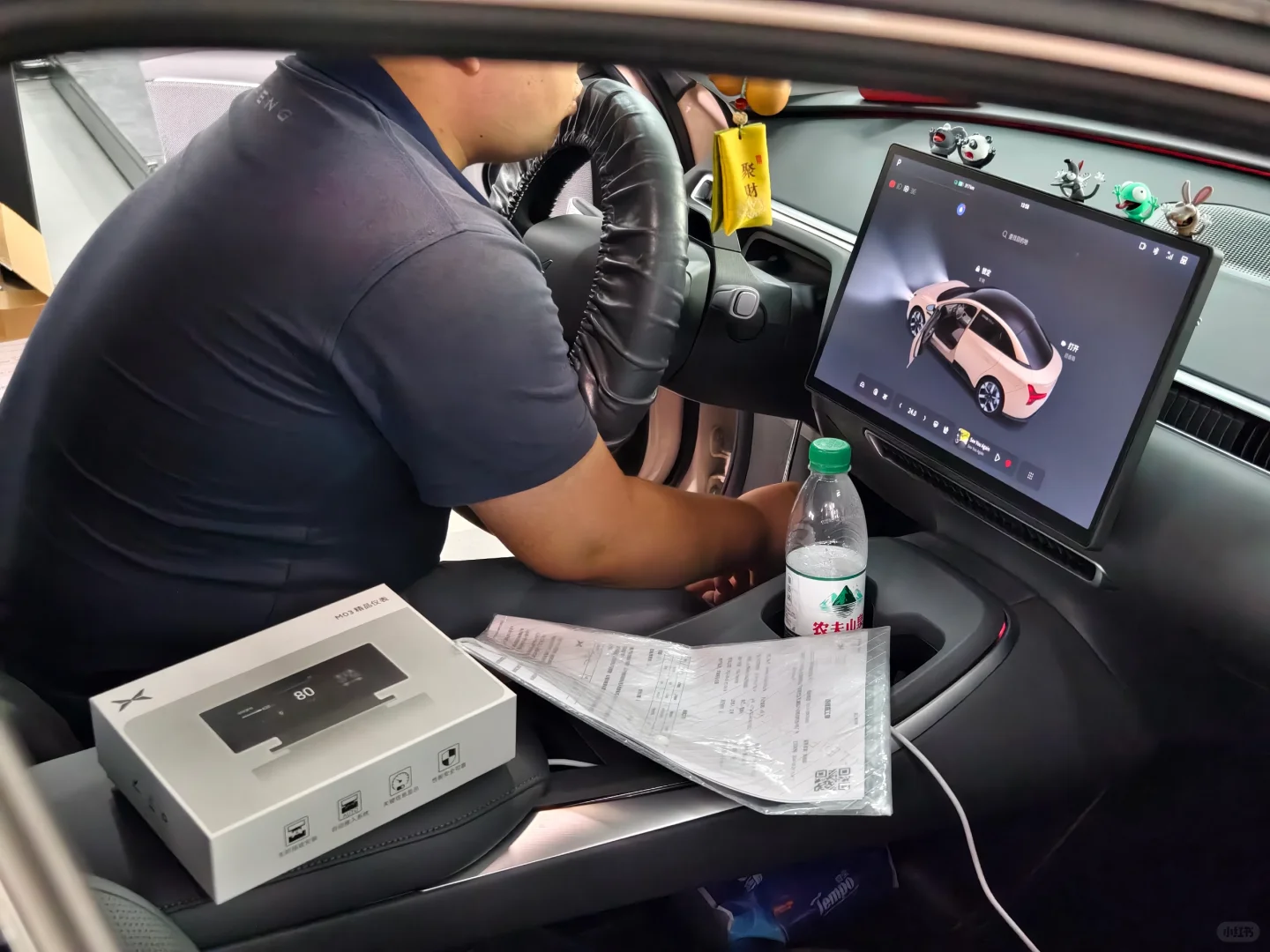 全网首台小鹏mona安装仪表及体验评测