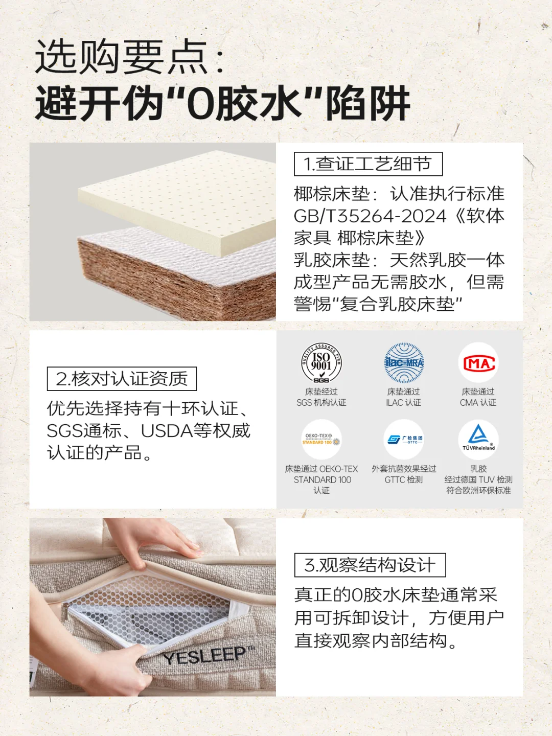 每周问答 | 什么是0胶水床垫？