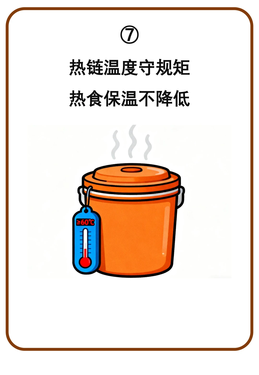 餐饮后厨食品安全十大准则，口诀❗