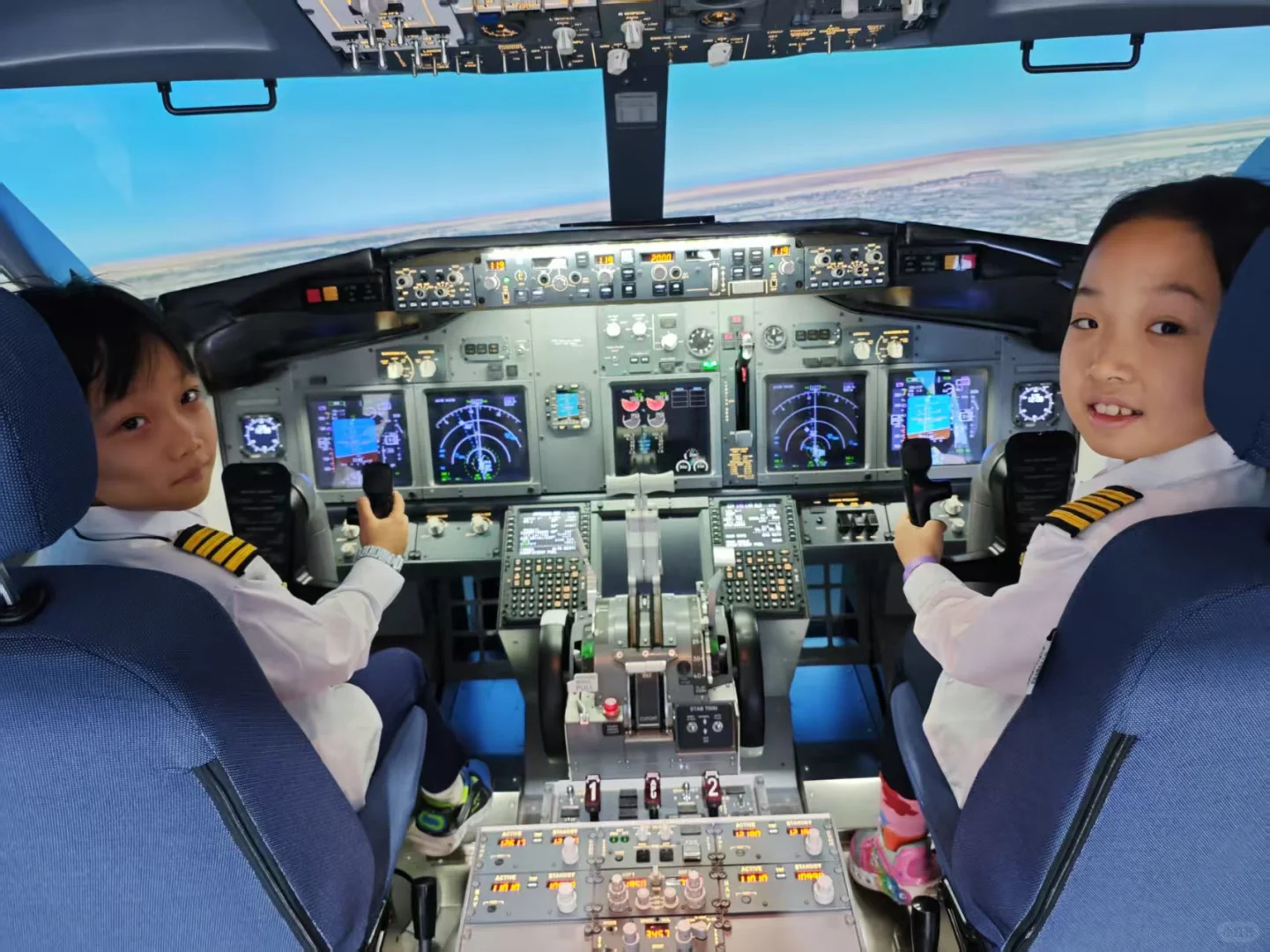 北京C919✈️｜模拟真实飞行体验