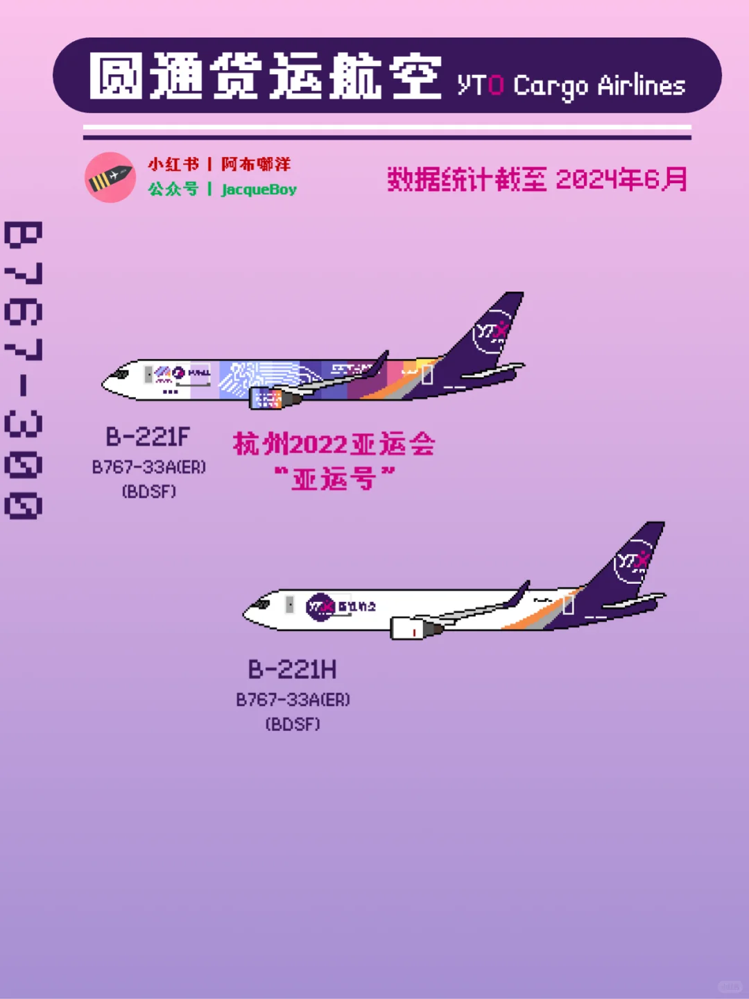 图说飞行｜圆通货运航空机队一览图