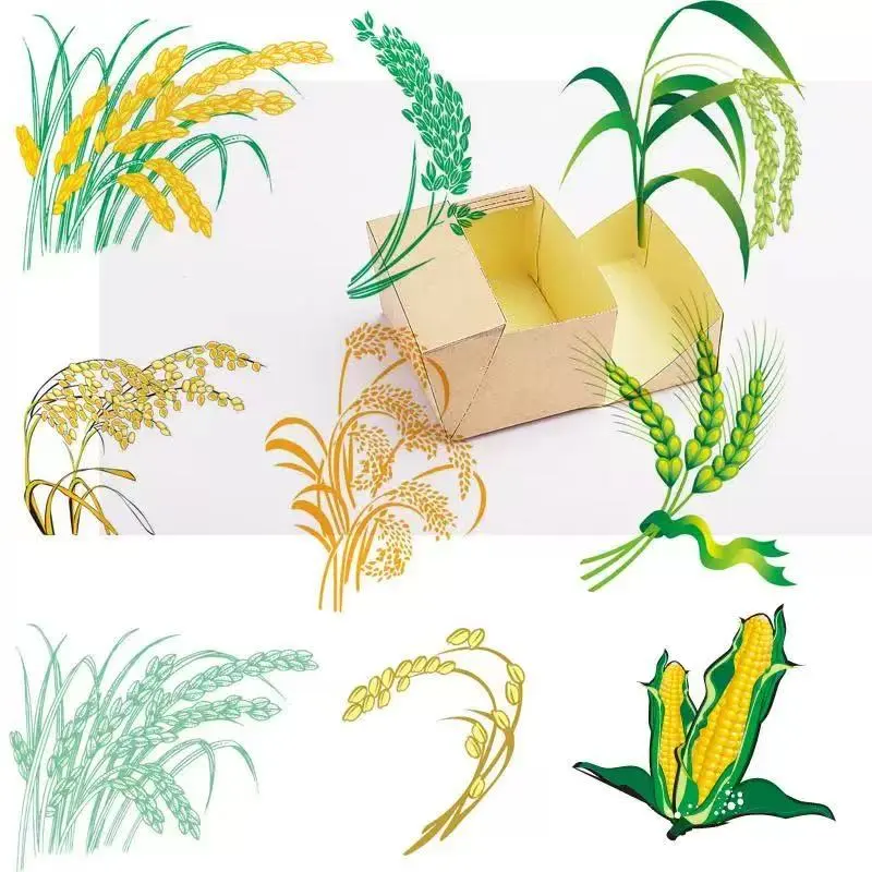 ?农作物丰收 AI 绘图素材大放送！