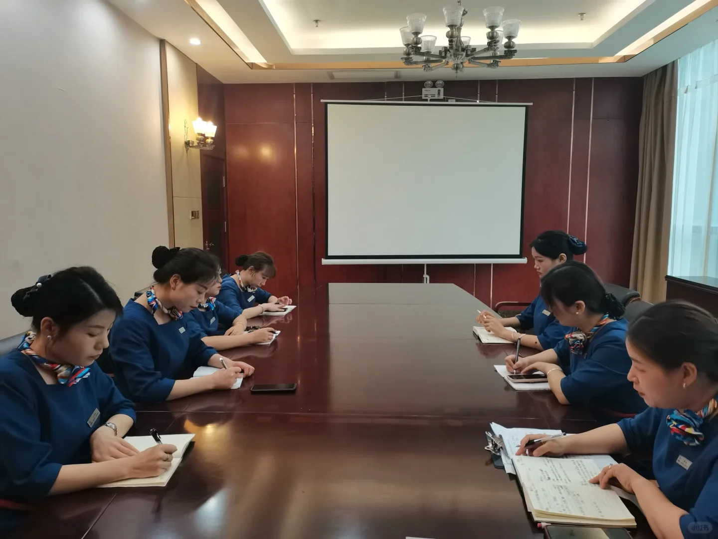 酒店前台会前日常仪容仪表检查