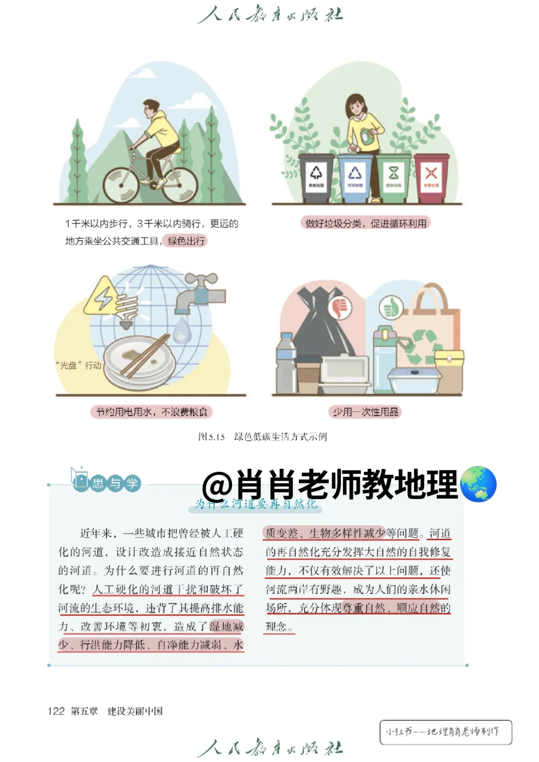 (定稿)新人教版八上｜课本笔记｜5.2环境保