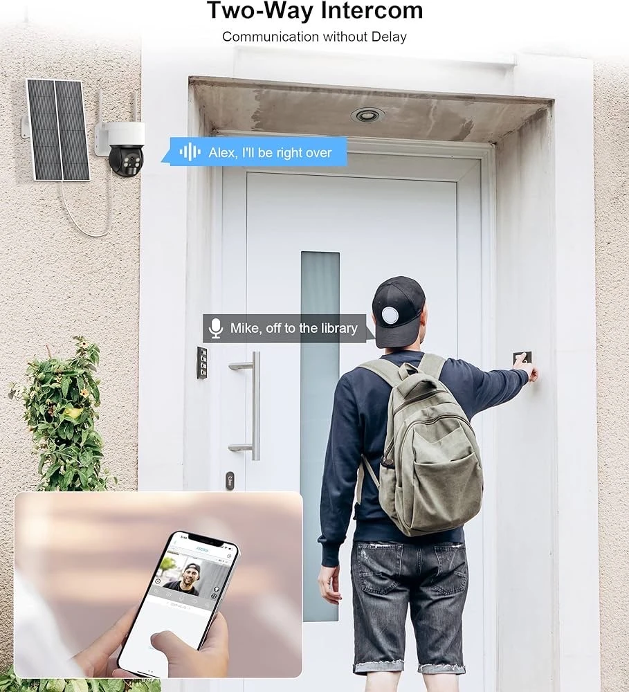 ?家庭版太阳能无线摄像头，黑五首次促销