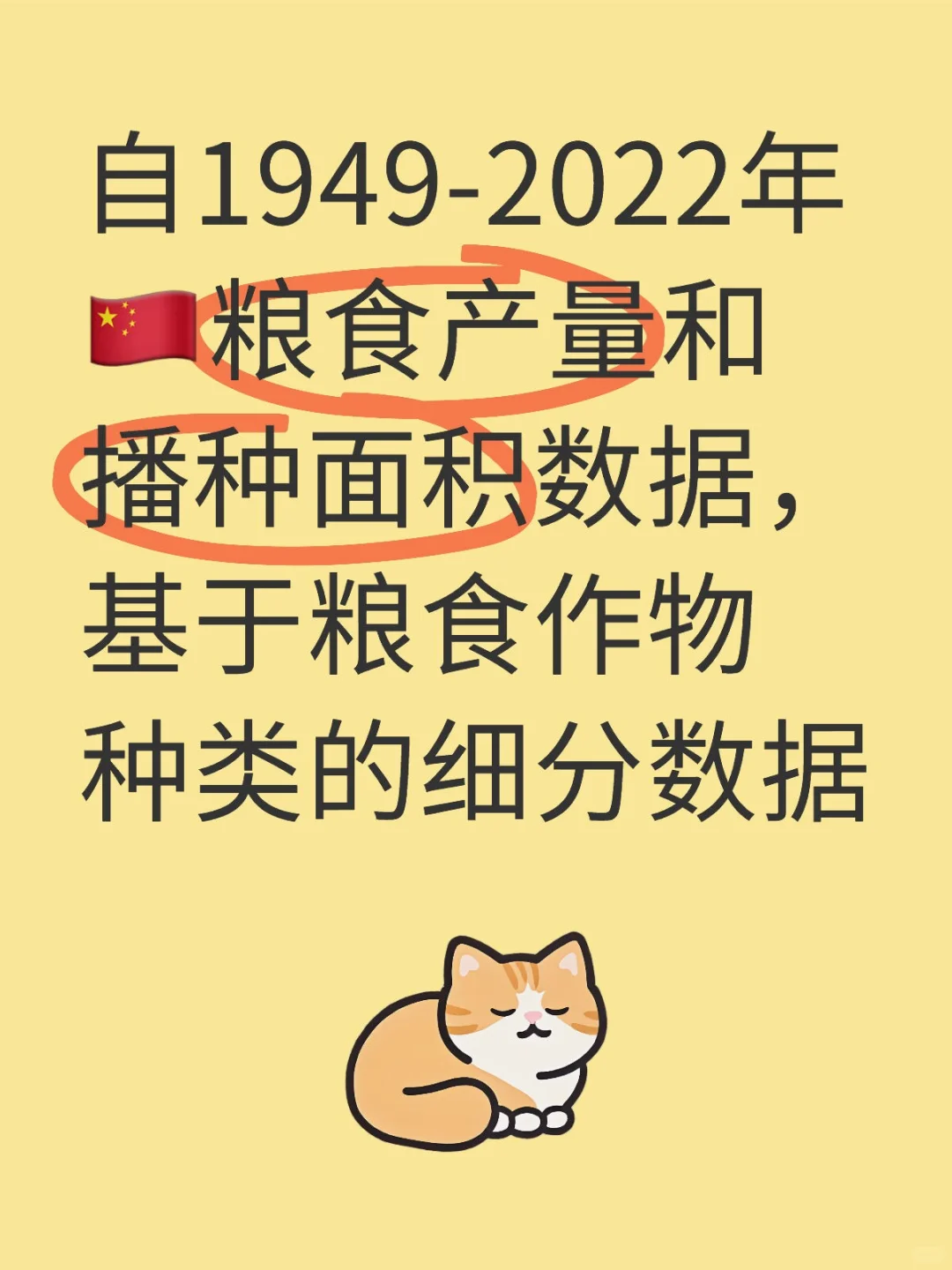 我国粮食作物种植及产量