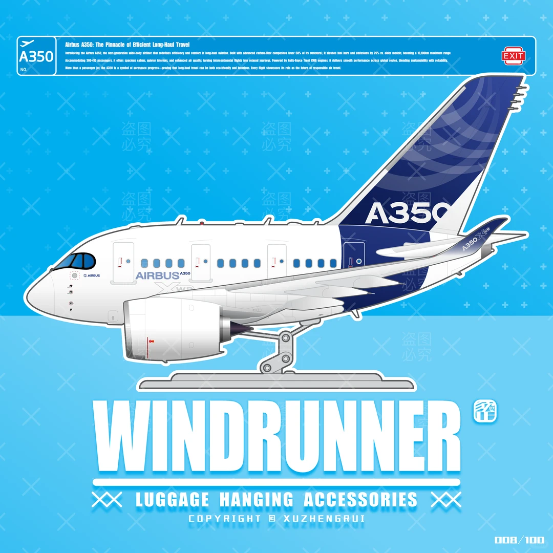 008/100挑战！空客A350✨