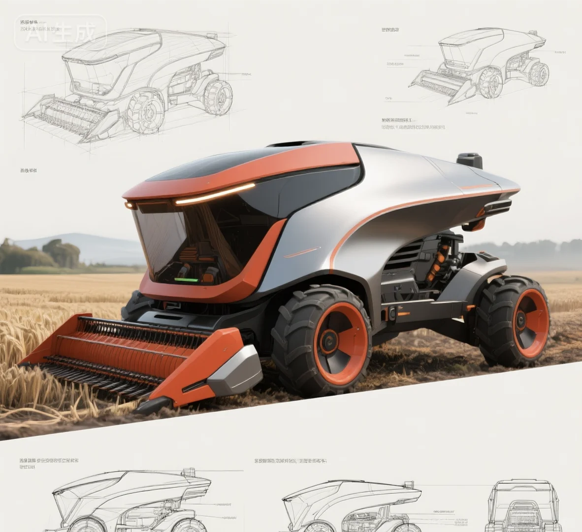 你们要的橙红色无人收割机:璇玑！它来了！