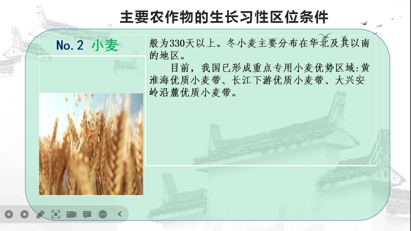 高考主要农作物