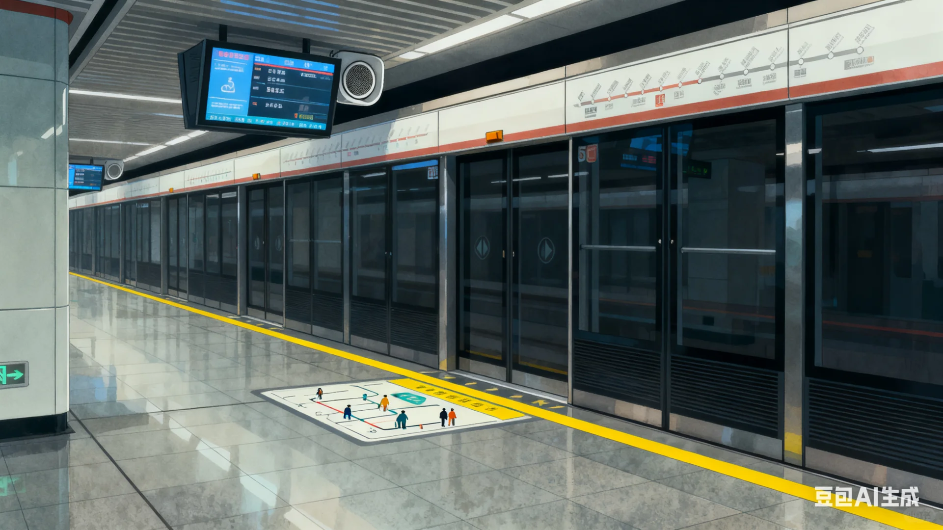 第一次知道，地铁内原来长这样。