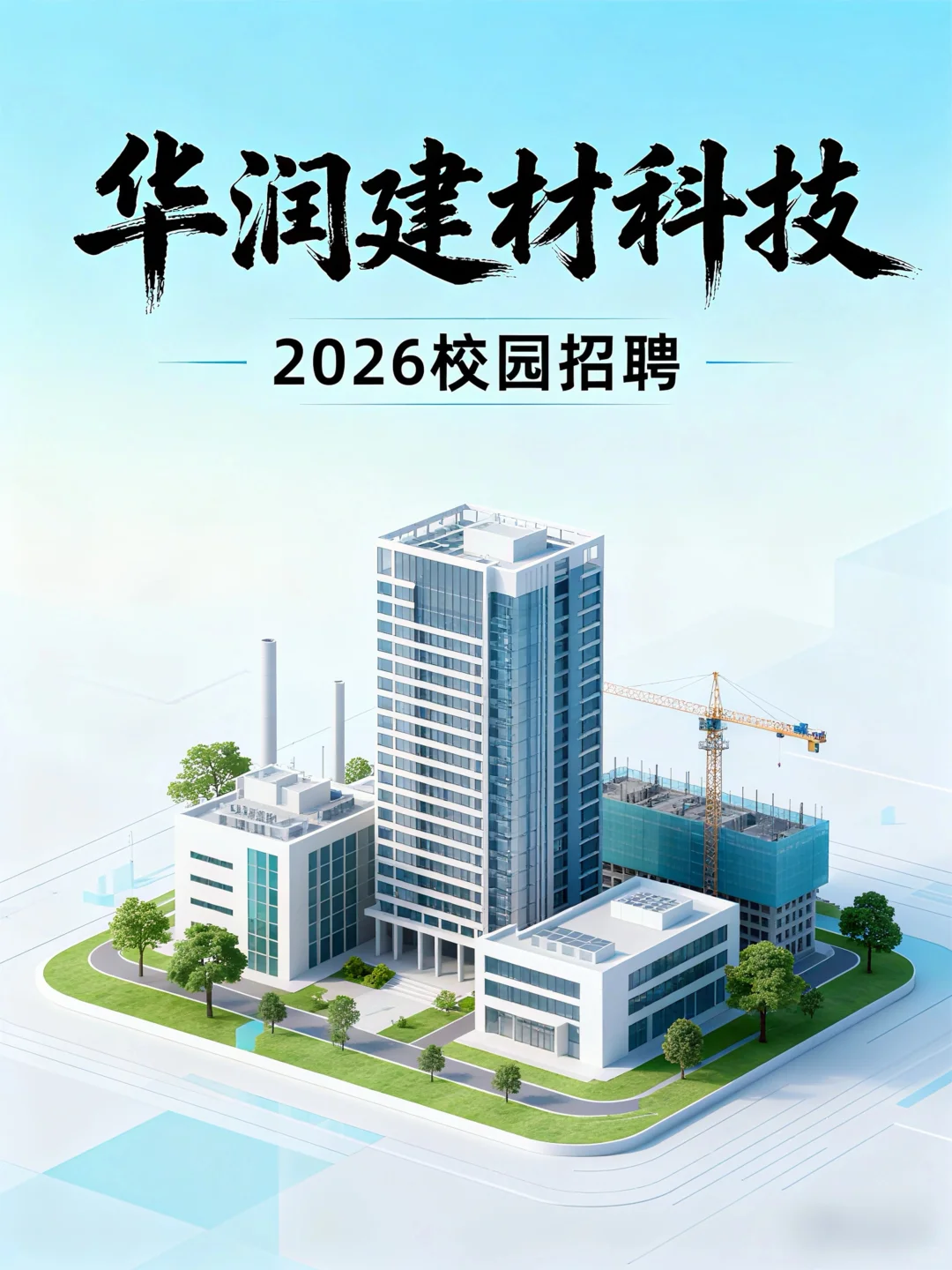 华润建材科技 26 校招！央企福利拉满✨